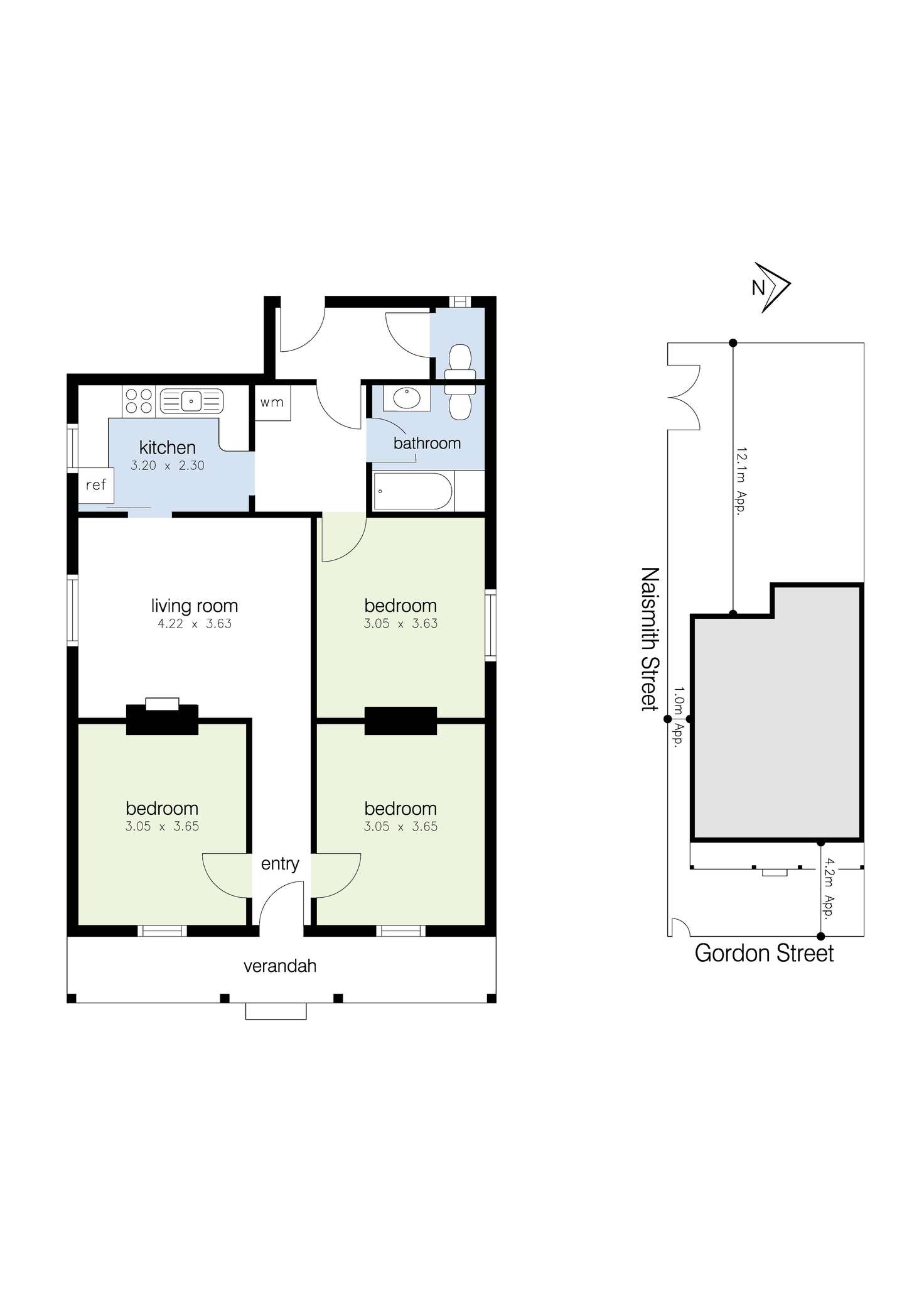Floorplan of Homely house listing, 184 Gordon Street, Footscray VIC 3011