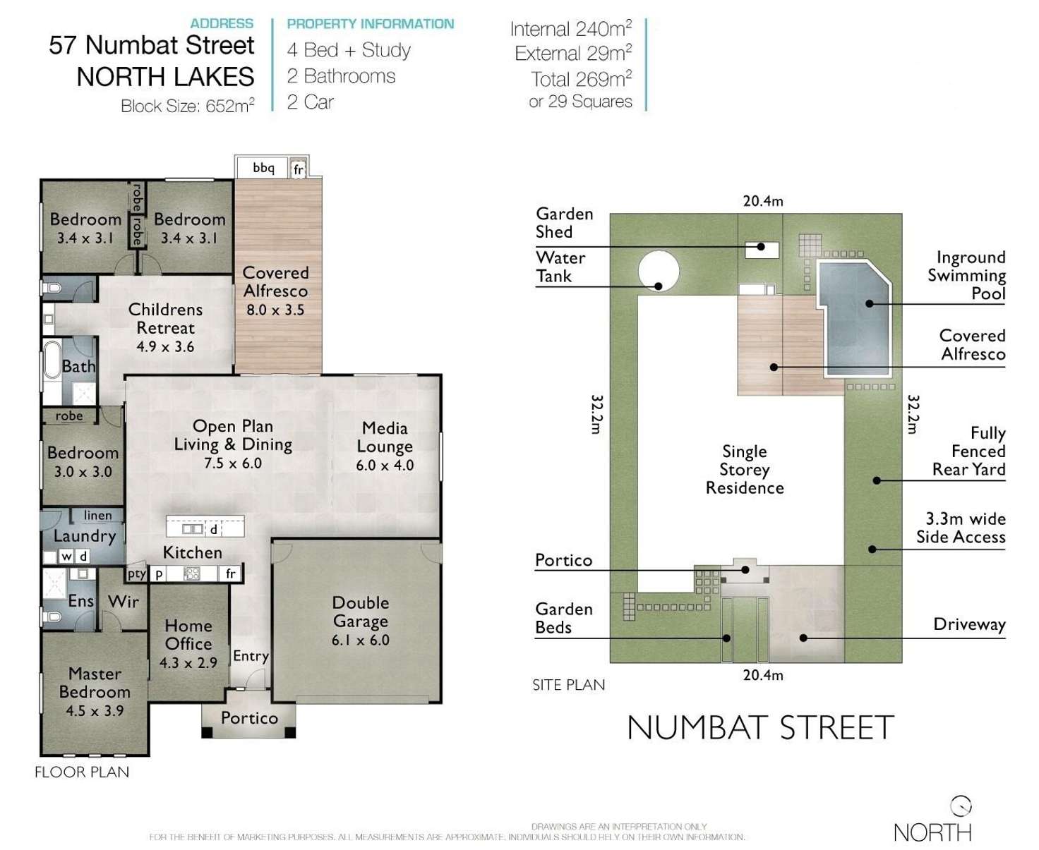 Floorplan of Homely house listing, 57 Numbat Street, North Lakes QLD 4509