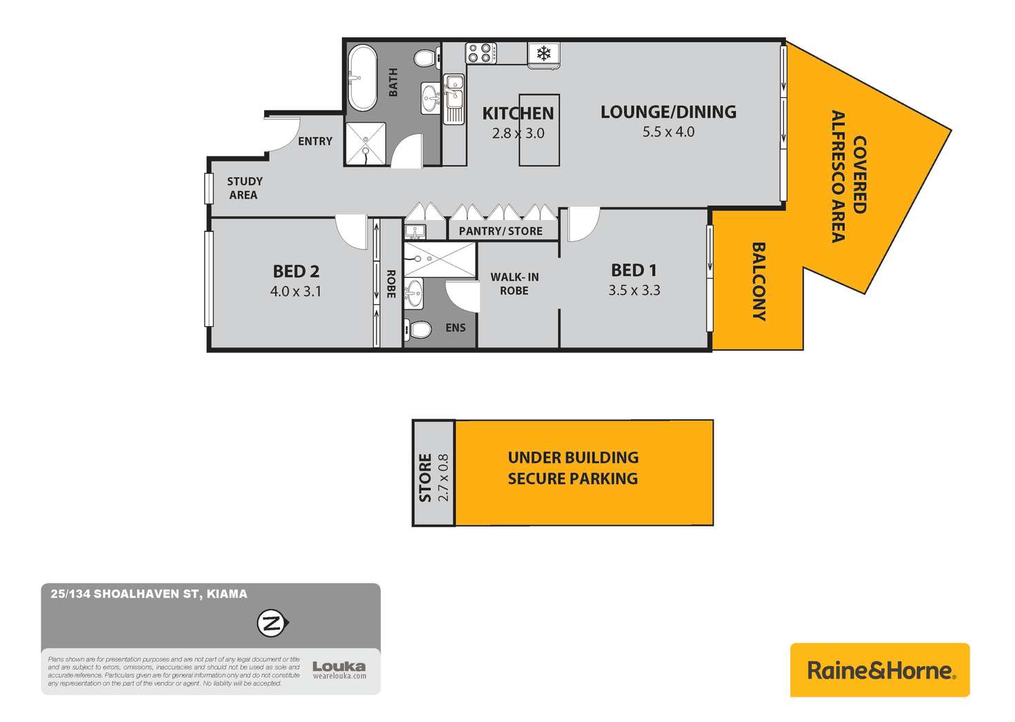 Floorplan of Homely unit listing, 25/134 Shoalhaven Street, Kiama NSW 2533