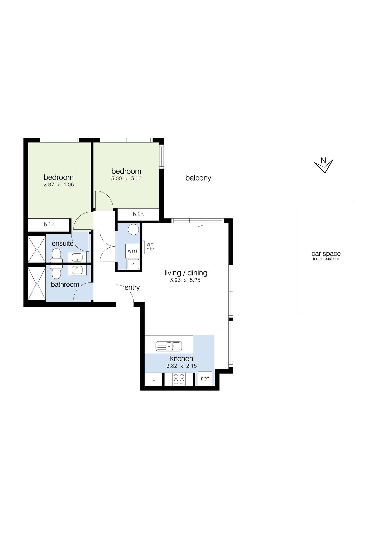 Floorplan of Homely apartment listing, 303/699C-703 Barkly Street, West Footscray VIC 3012