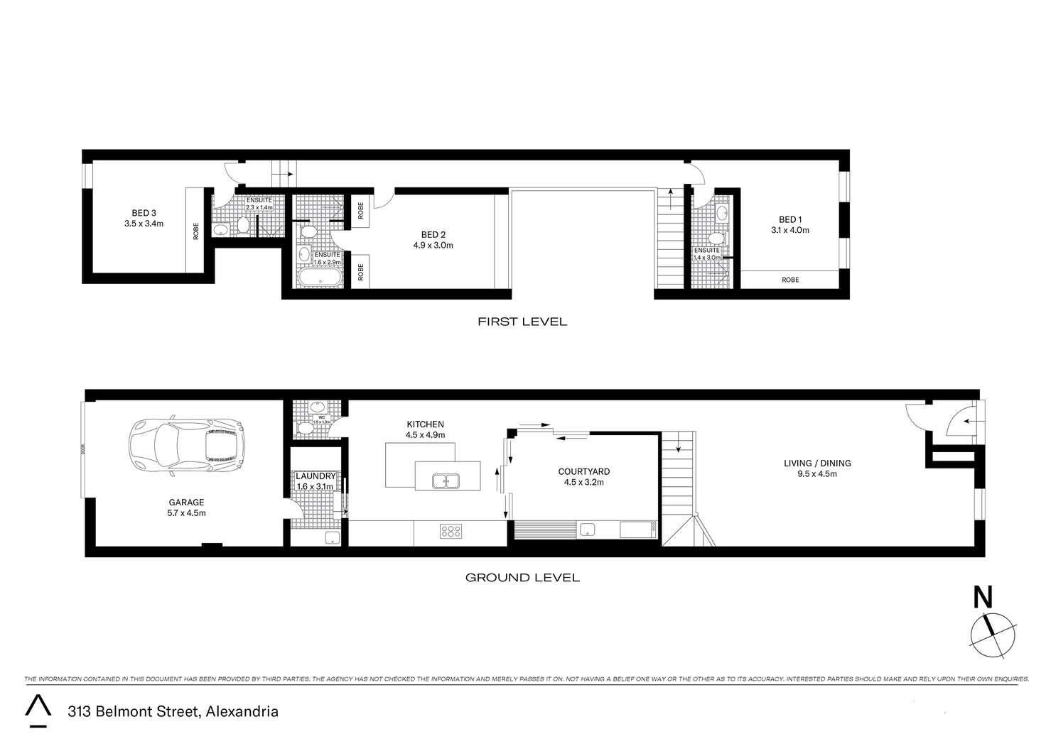 Floorplan of Homely house listing, 313 Belmont Street, Alexandria NSW 2015