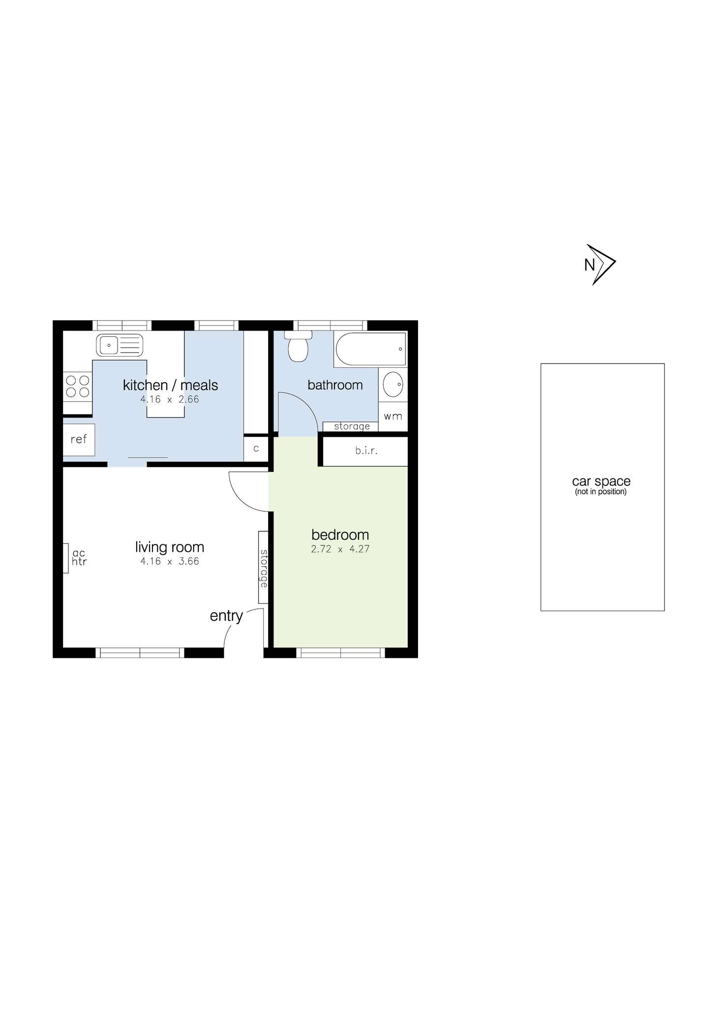Floorplan of Homely apartment listing, 6/707 Barkly Street, West Footscray VIC 3012