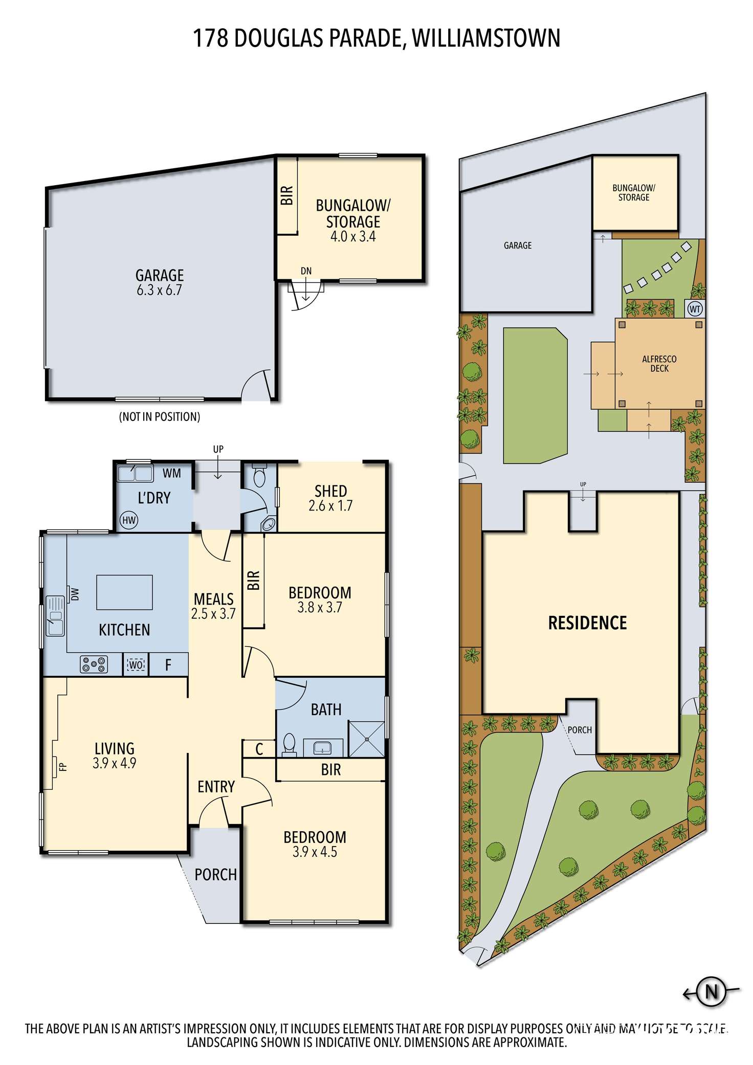 Floorplan of Homely house listing, 178 Douglas Parade, Williamstown VIC 3016