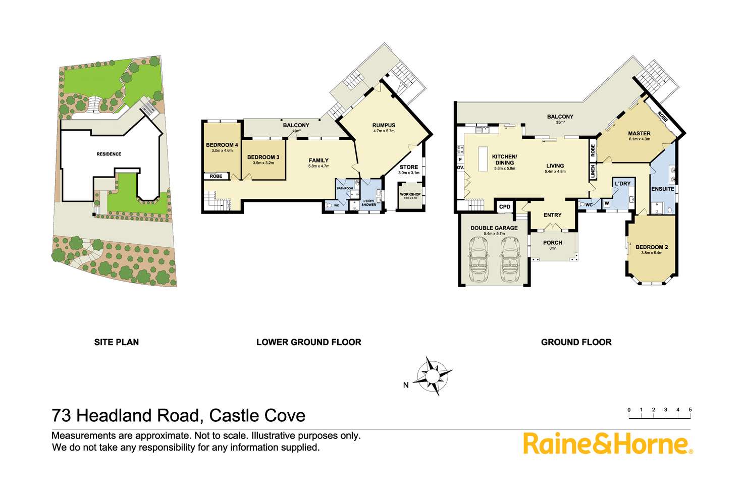 Floorplan of Homely house listing, 73 Headland Road, Castle Cove NSW 2069