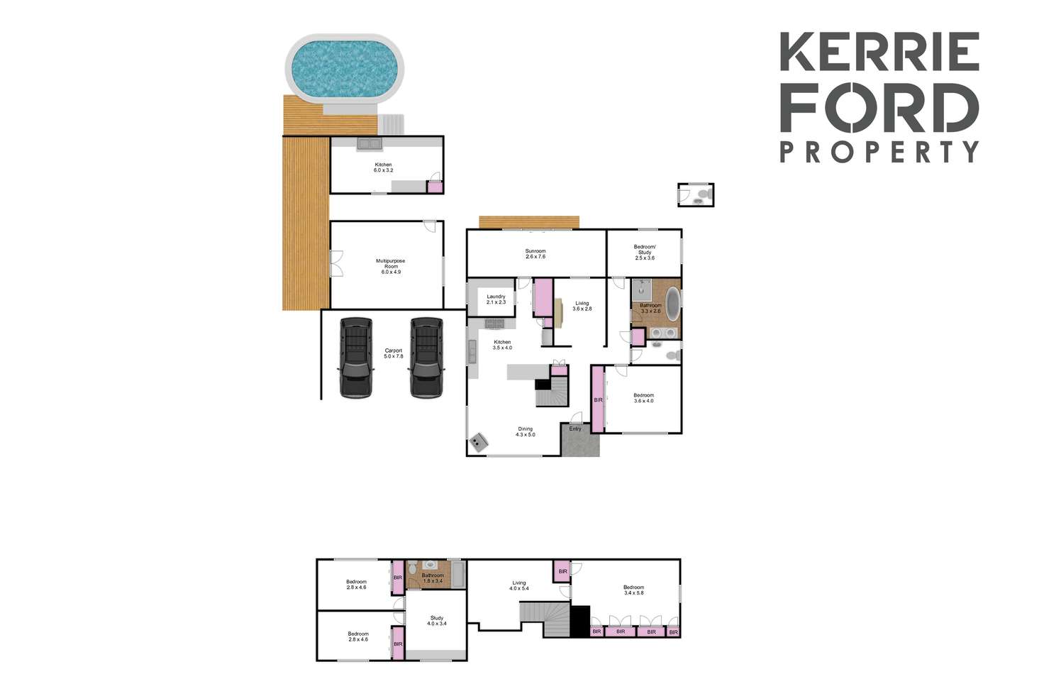 Floorplan of Homely house listing, 6-8 Hill Street, Toongabbie VIC 3856