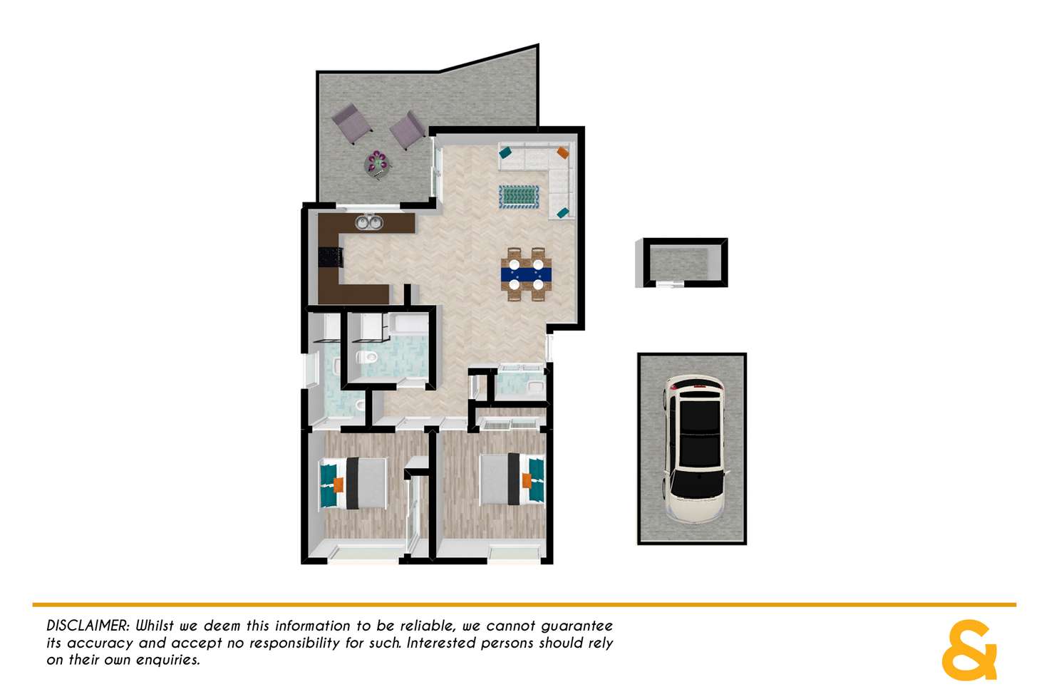 Floorplan of Homely apartment listing, 15/14-20 Parkes Avenue, Werrington NSW 2747
