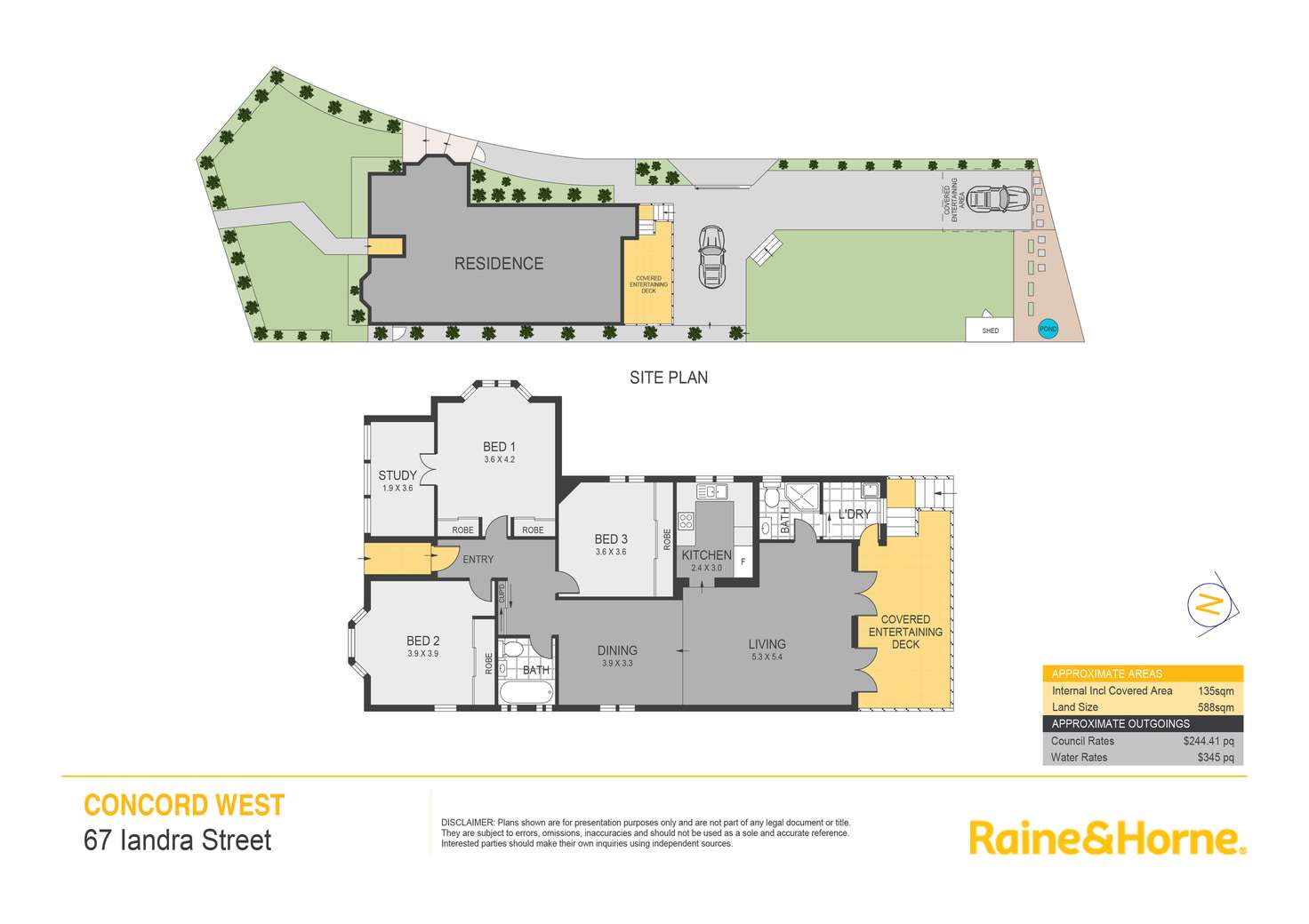 Floorplan of Homely house listing, 67 Iandra Street, Concord West NSW 2138