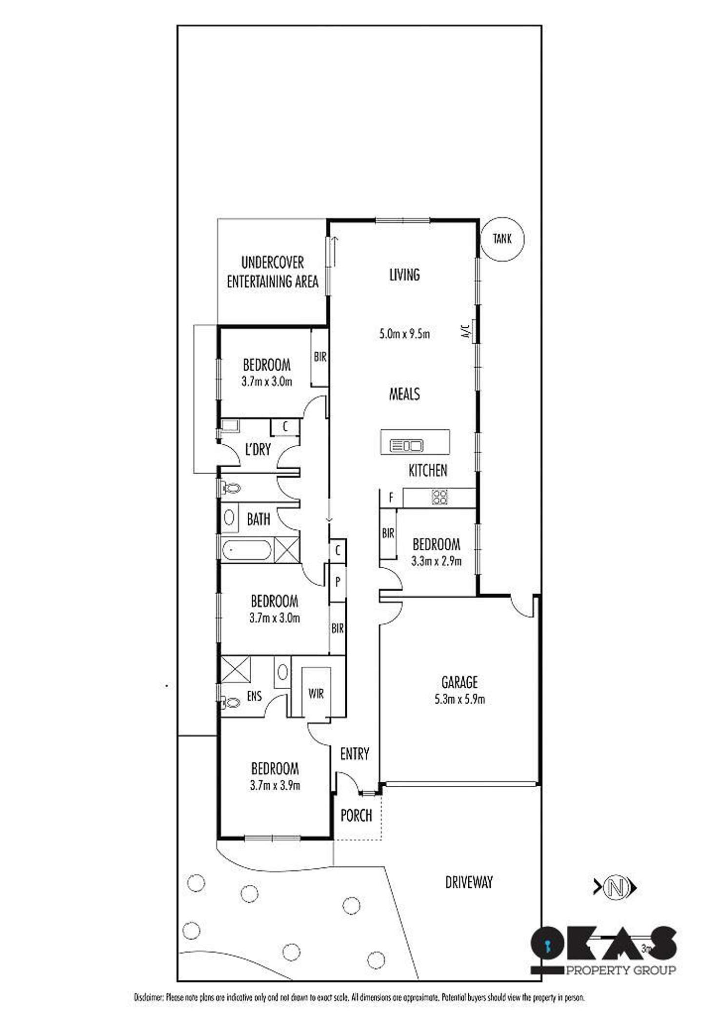 Floorplan of Homely house listing, 13 Corfu Avenue, Tarneit VIC 3029