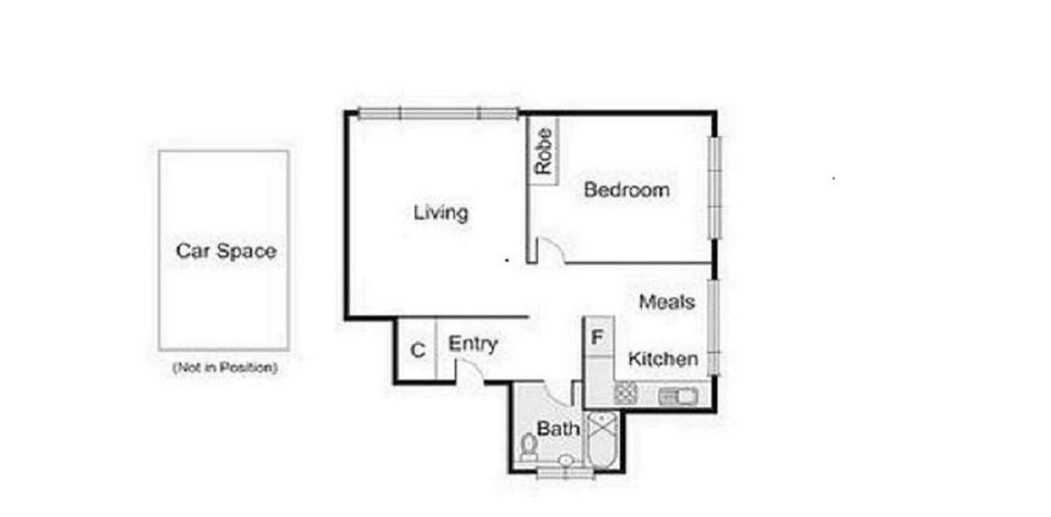 Floorplan of Homely apartment listing, 12/18 Burns Street, Elwood VIC 3184