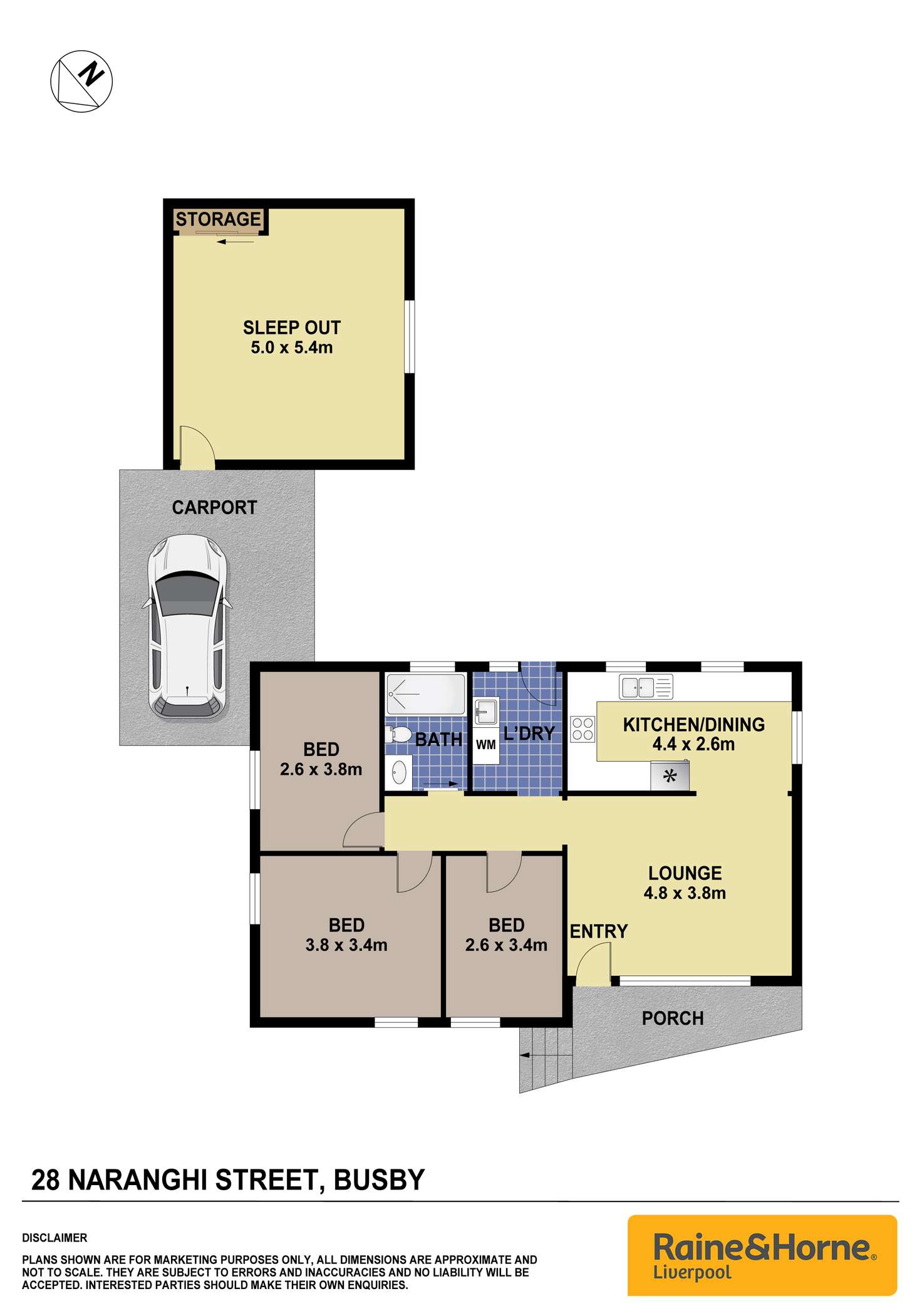 Floorplan of Homely house listing, 28 Naranghi Street, Busby NSW 2168