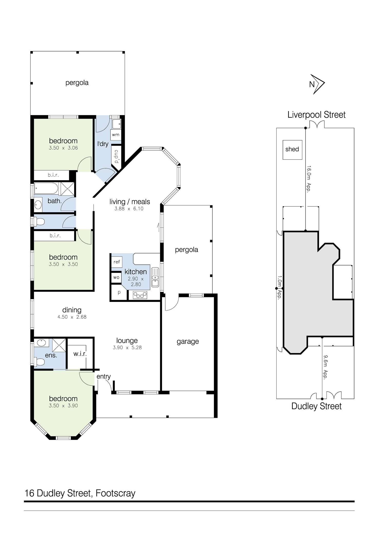 Floorplan of Homely house listing, 16 Dudley Street, Footscray VIC 3011