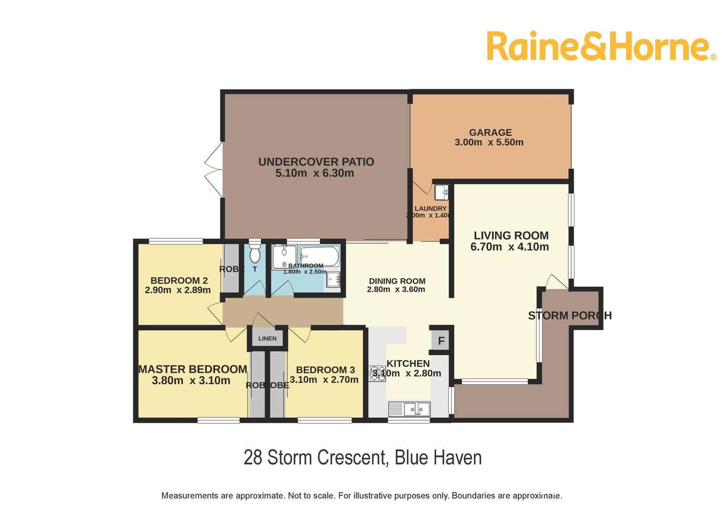 Floorplan of Homely house listing, 28 Storm Crescent, Blue Haven NSW 2262