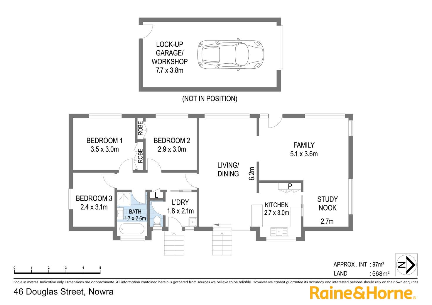 Floorplan of Homely house listing, 46 Douglas Street, Nowra NSW 2541