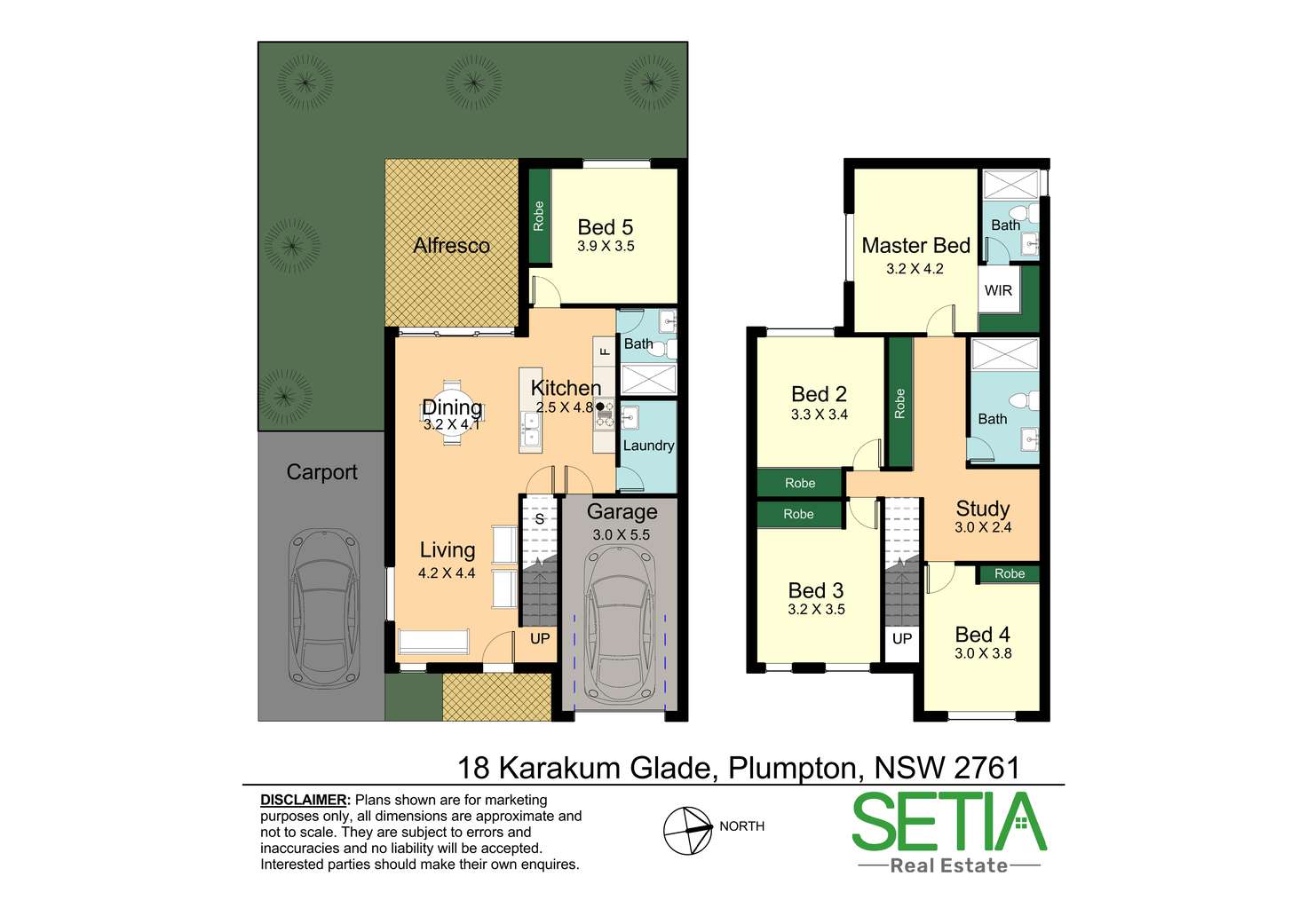 Floorplan of Homely house listing, 18 Karakum Glade, Plumpton NSW 2761
