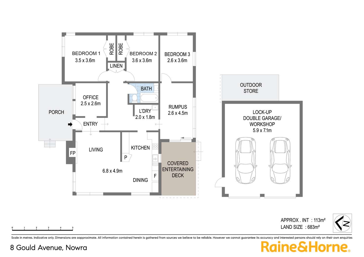 Floorplan of Homely house listing, 8 Gould Avenue, Nowra NSW 2541