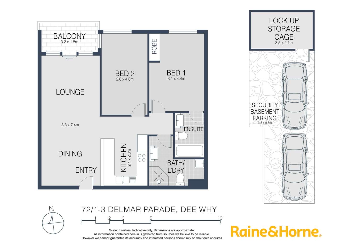 Floorplan of Homely apartment listing, 72/1-3 Delmar Parade, Dee Why NSW 2099