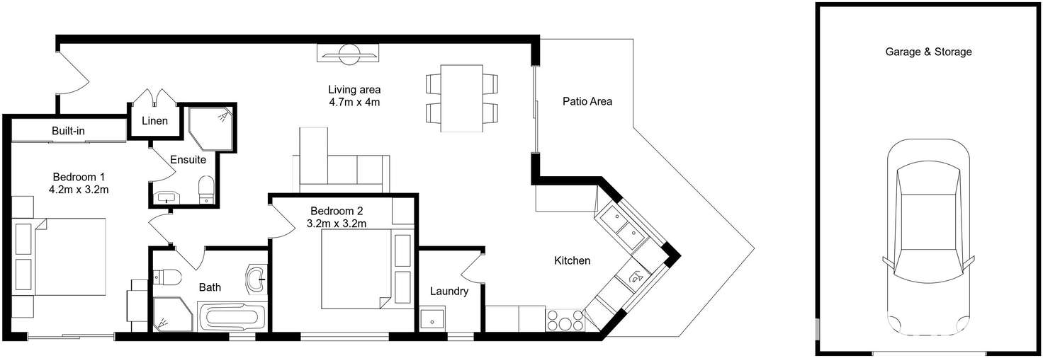 Floorplan of Homely apartment listing, 3/59 Boundary Street, Granville NSW 2142
