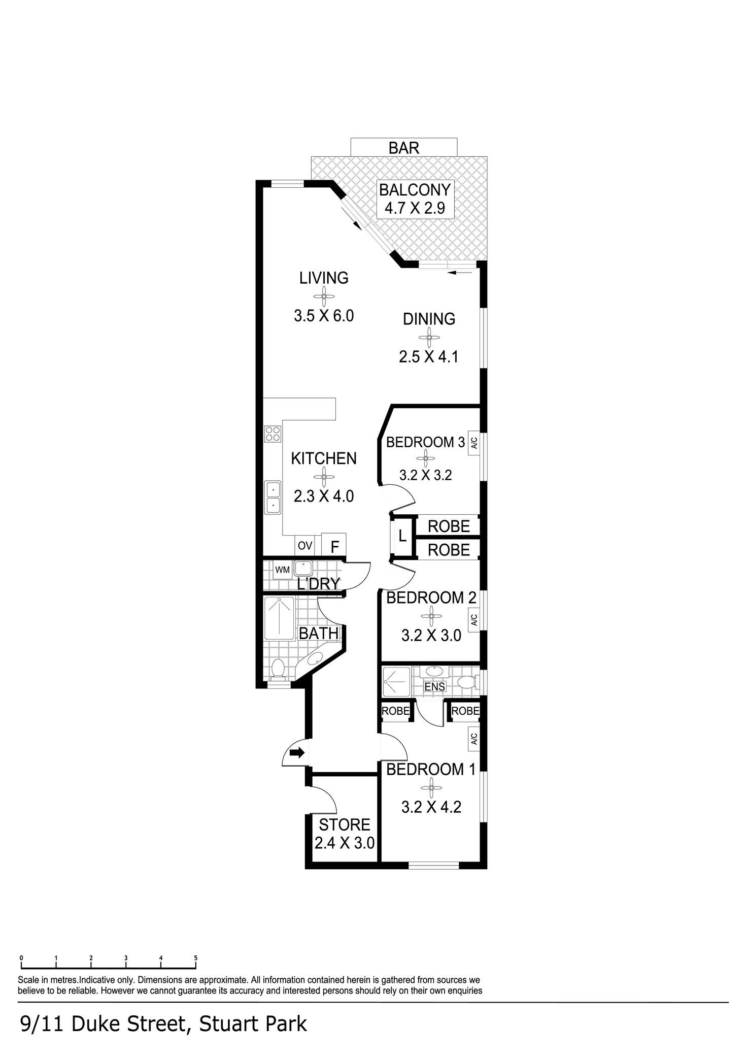 Floorplan of Homely unit listing, 9/11 Duke Street, Stuart Park NT 820