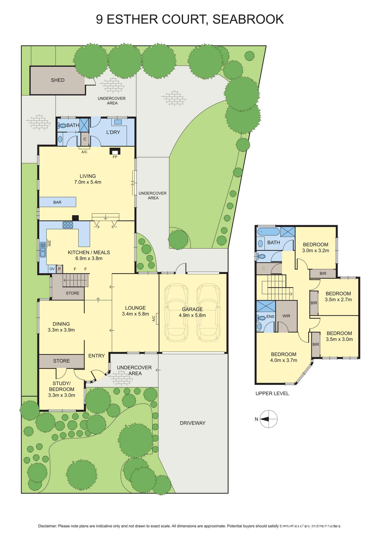 Floorplan of Homely house listing, 9 Esther Court, Seabrook VIC 3028