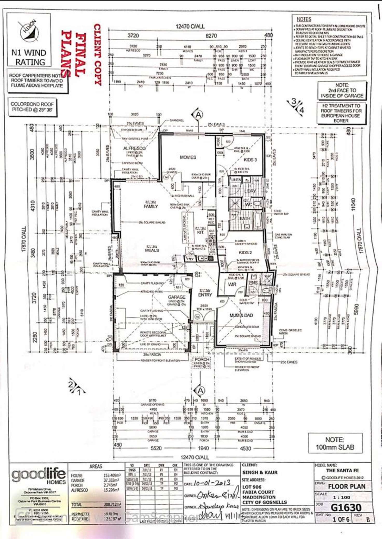Floorplan of Homely house listing, 7 Fabia Court, Maddington WA 6109