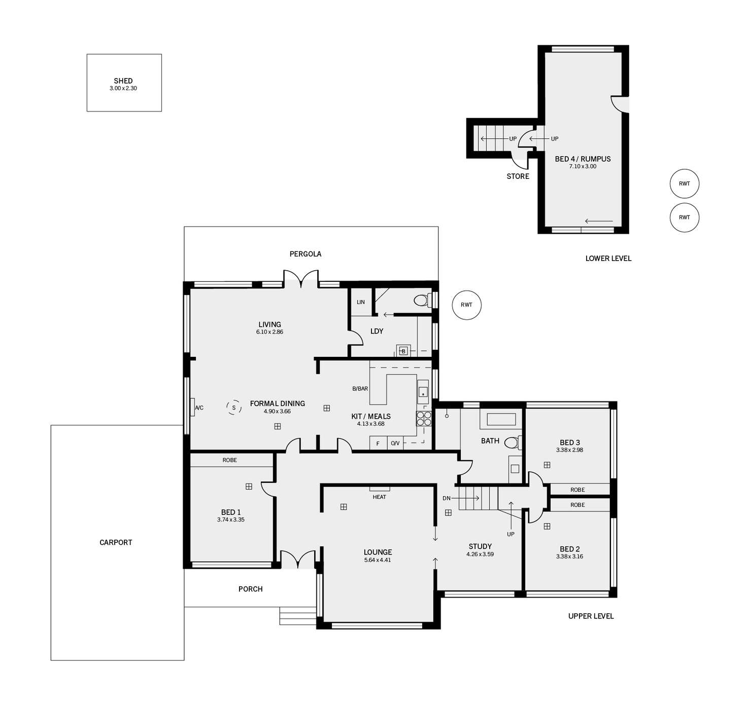 Floorplan of Homely house listing, 1 Melton Street, Blackwood SA 5051