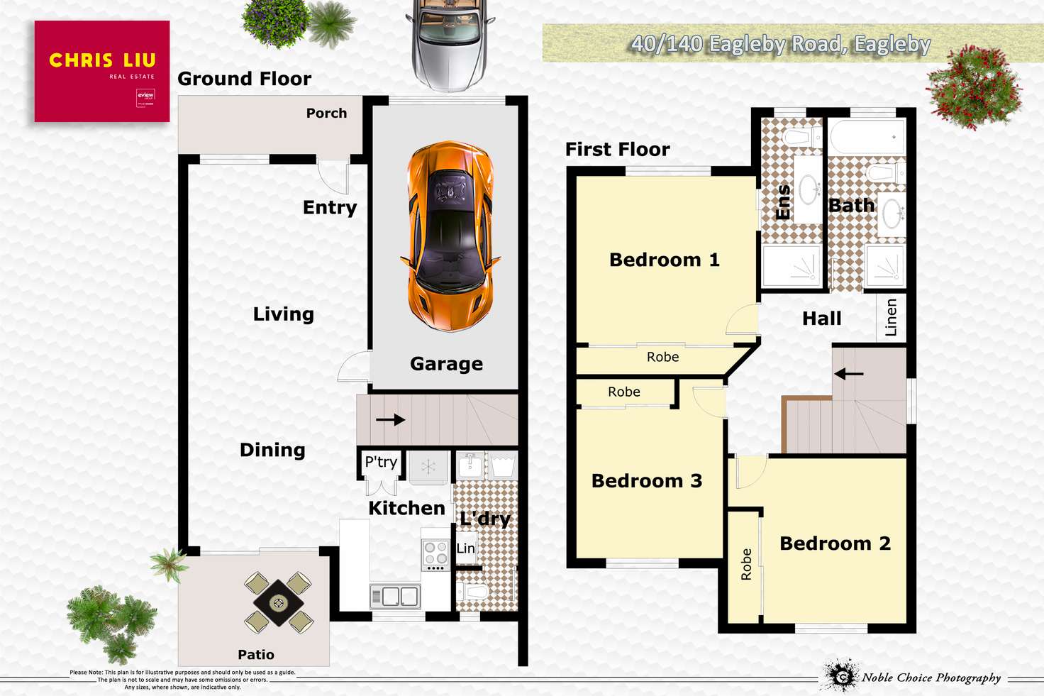Floorplan of Homely townhouse listing, 40/140-142 Eagleby Road, Eagleby QLD 4207