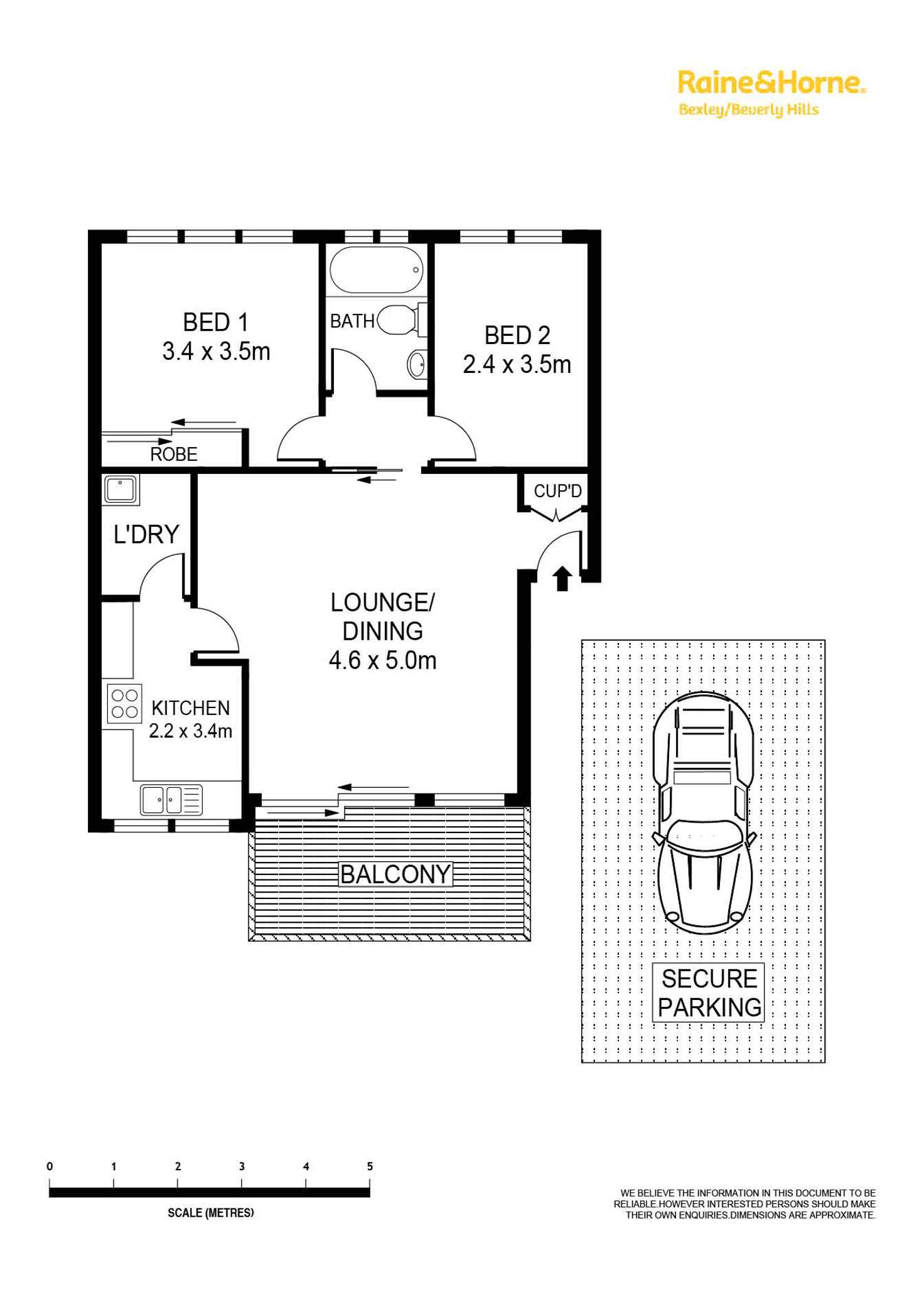 Floorplan of Homely apartment listing, 31/33-41 Victoria Avenue, Penshurst NSW 2222
