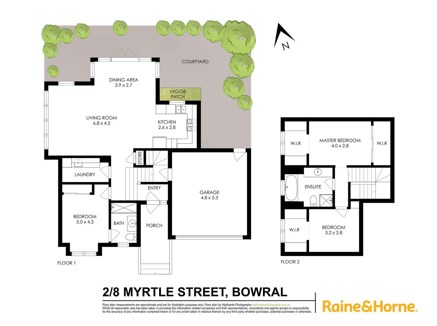 Floorplan of Homely house listing, 2/8 Myrtle Street, Bowral NSW 2576
