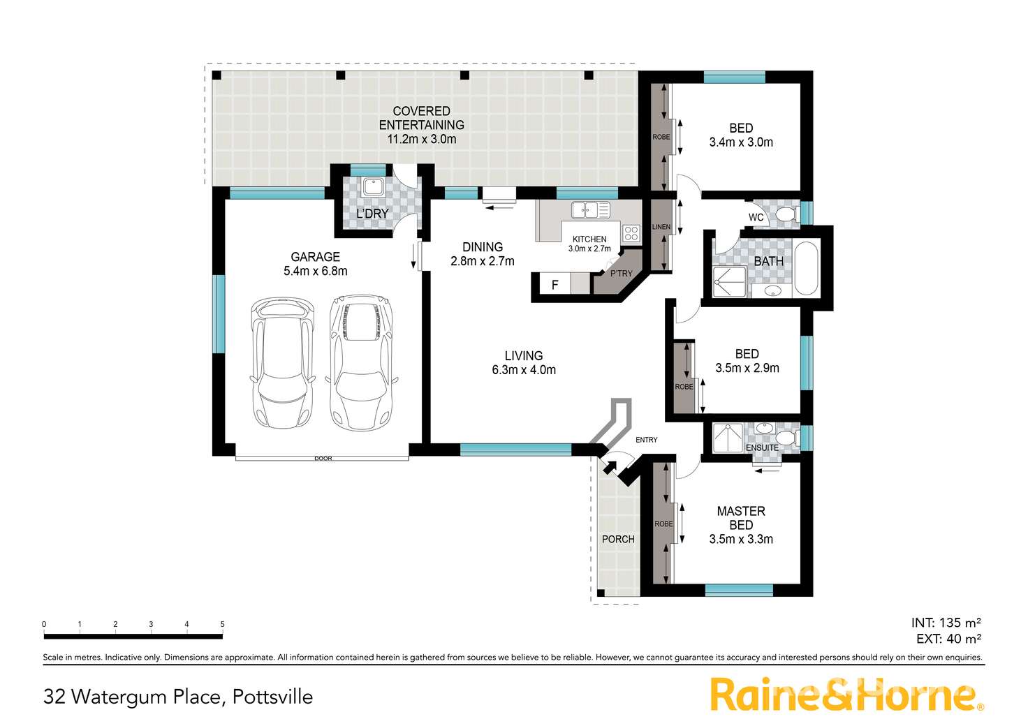Floorplan of Homely house listing, 32 Watergum Place, Bogangar NSW 2488