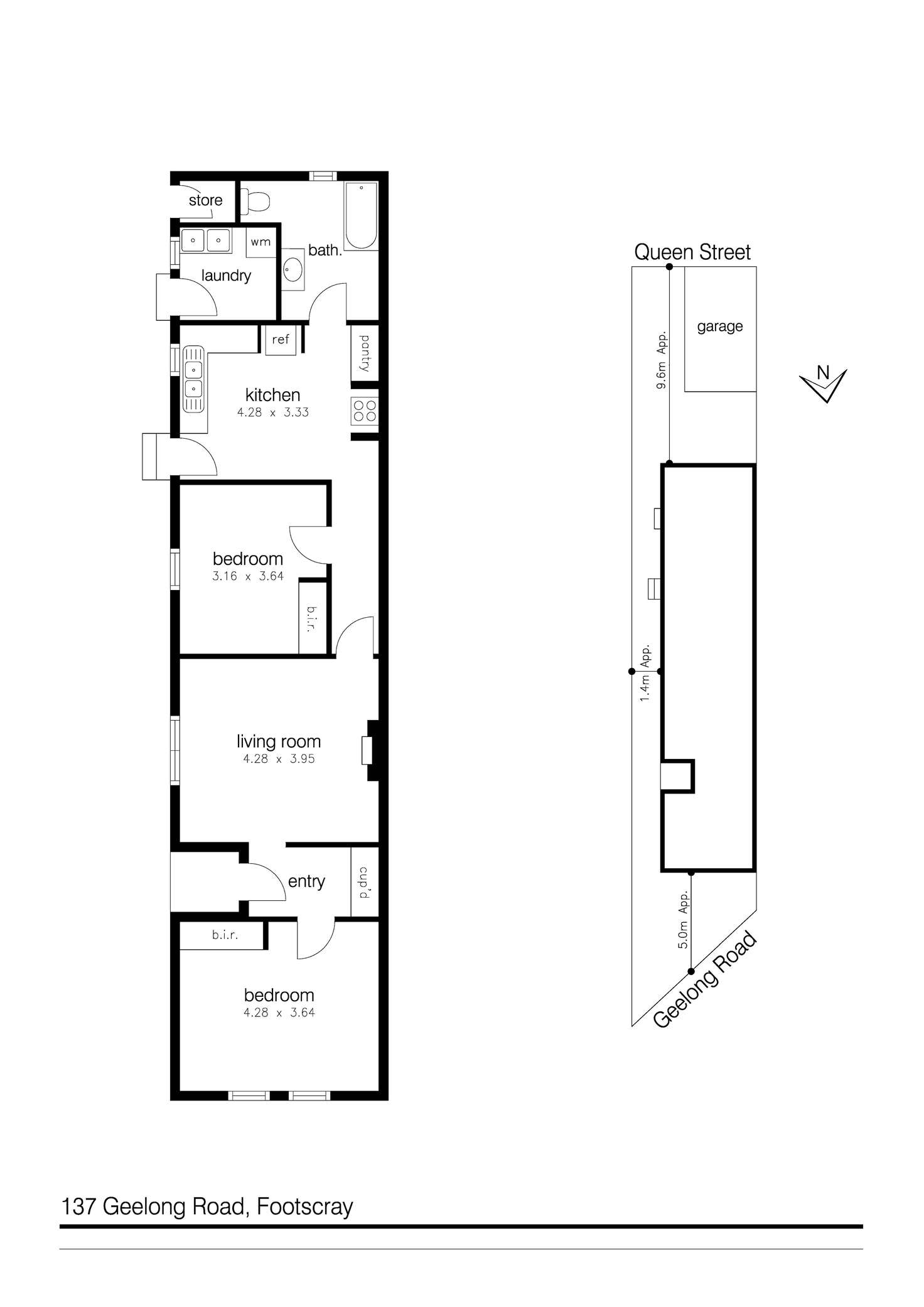 Floorplan of Homely house listing, 137 & 139 Geelong Road, Footscray VIC 3011