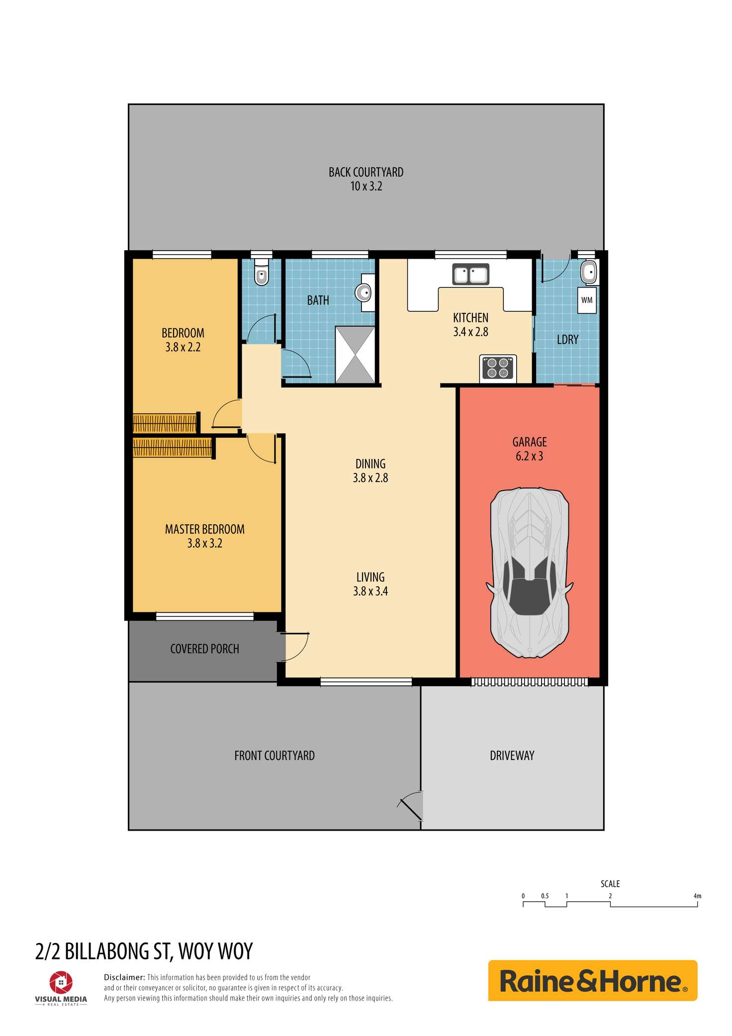Floorplan of Homely villa listing, 2/2-4 Billabong Street, Woy Woy NSW 2256