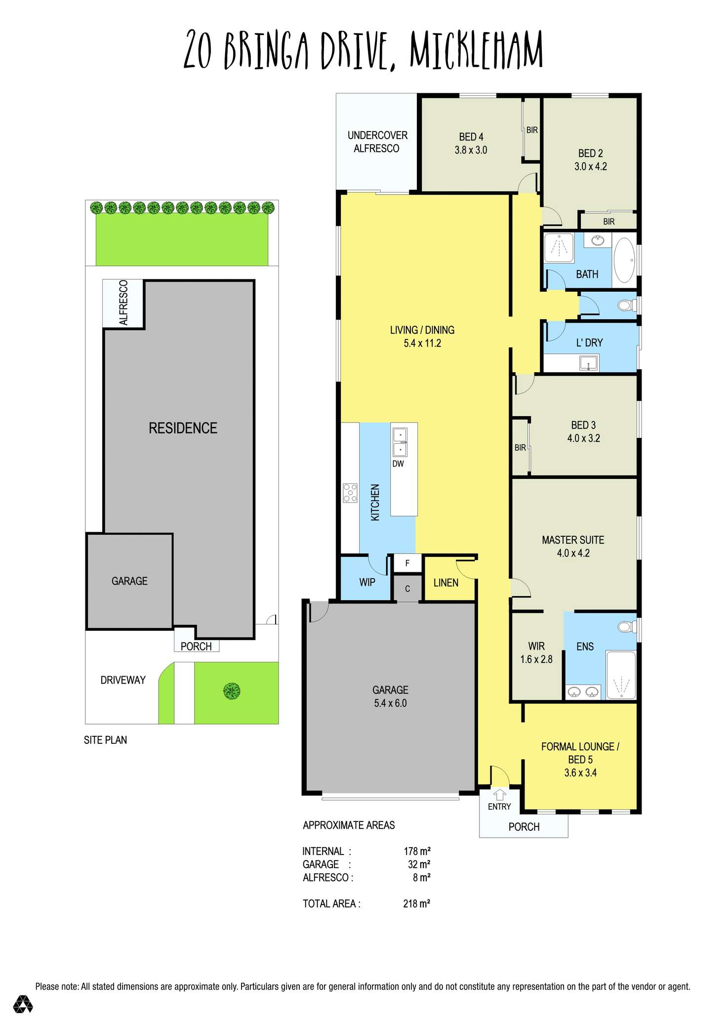 Floorplan of Homely house listing, 20 Bringa Drive, Mickleham VIC 3064