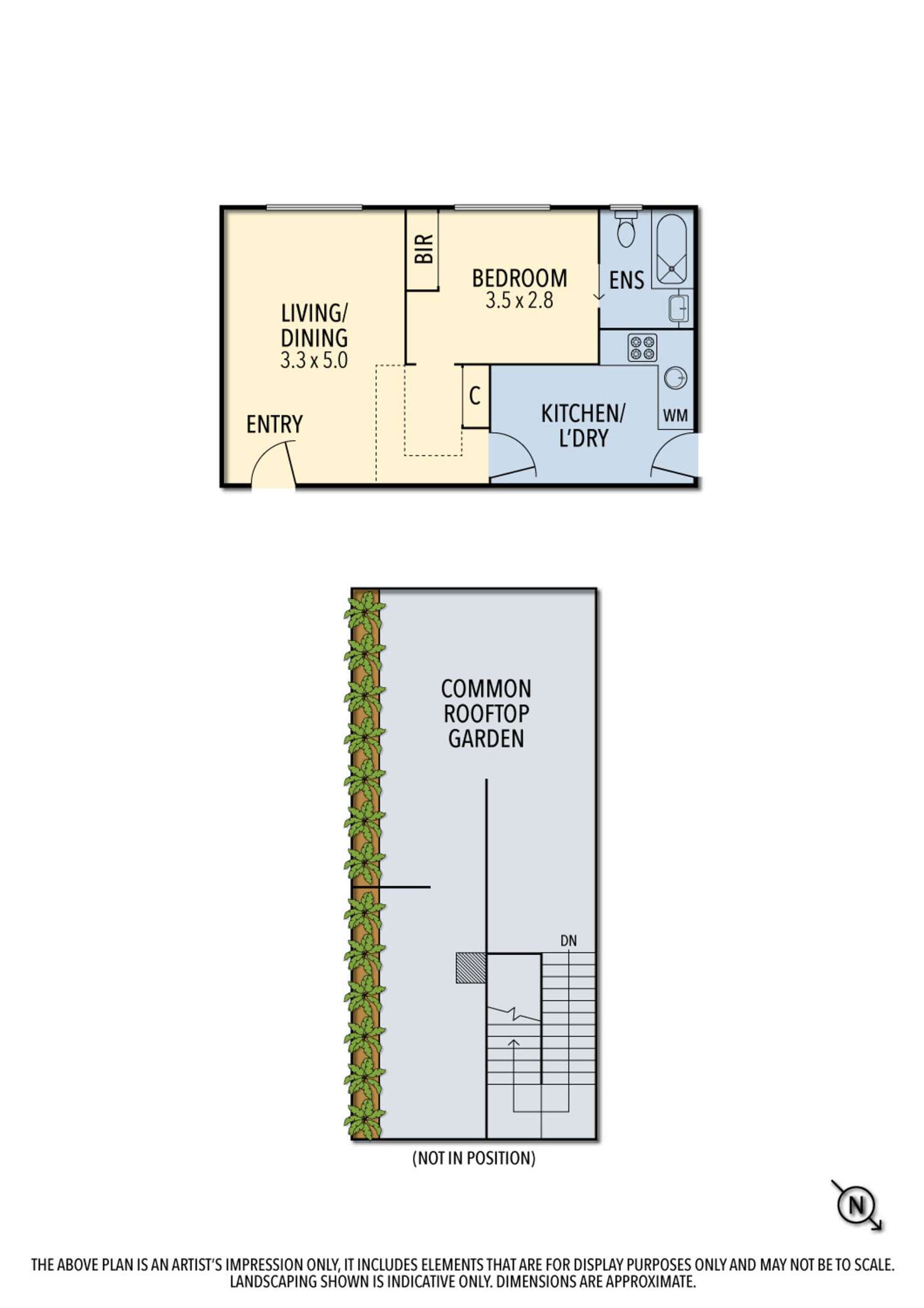 Floorplan of Homely apartment listing, 5/3 Cowderoy Street, St Kilda West VIC 3182