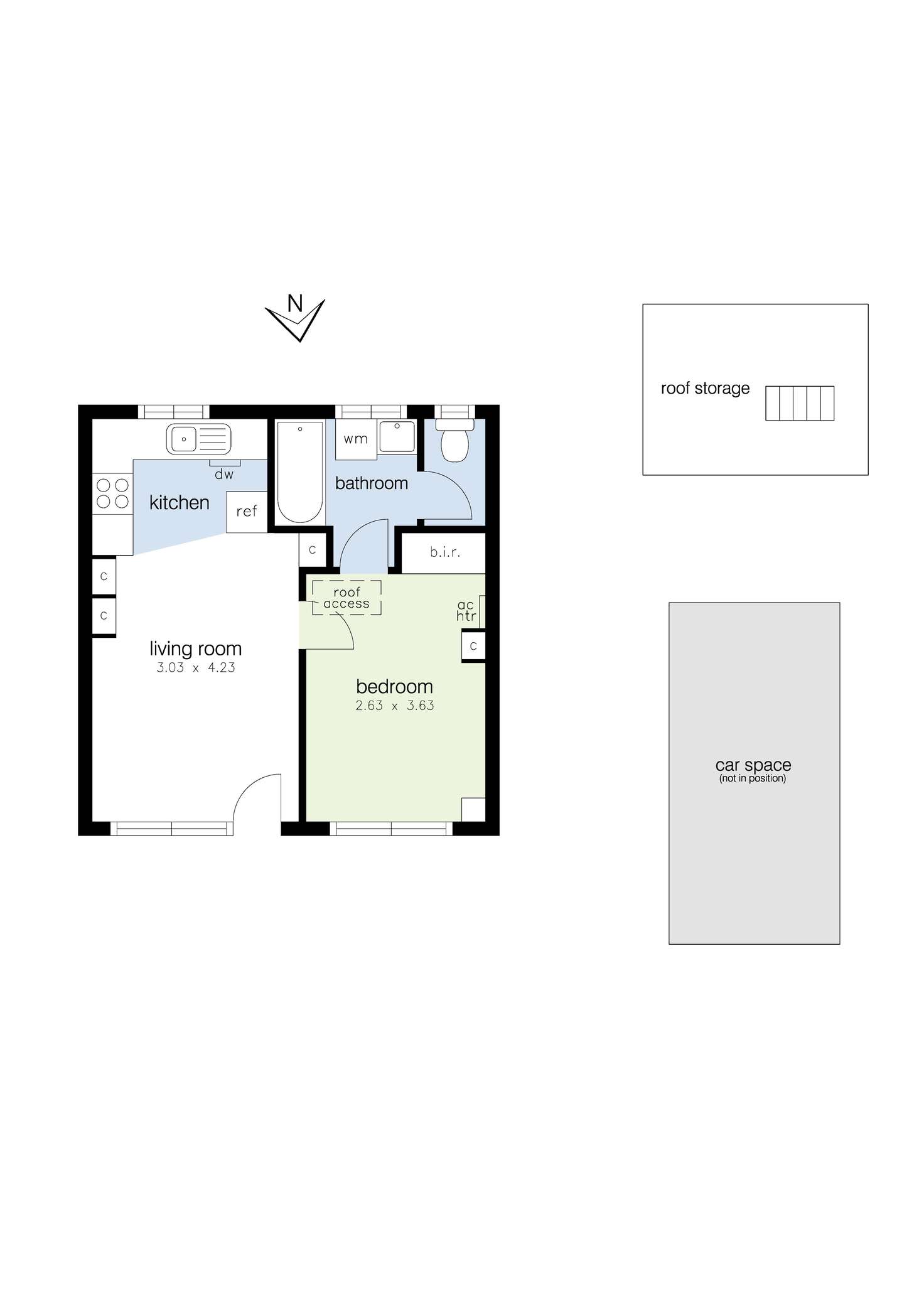 Floorplan of Homely apartment listing, 12/48 Kingsville Street, Kingsville VIC 3012