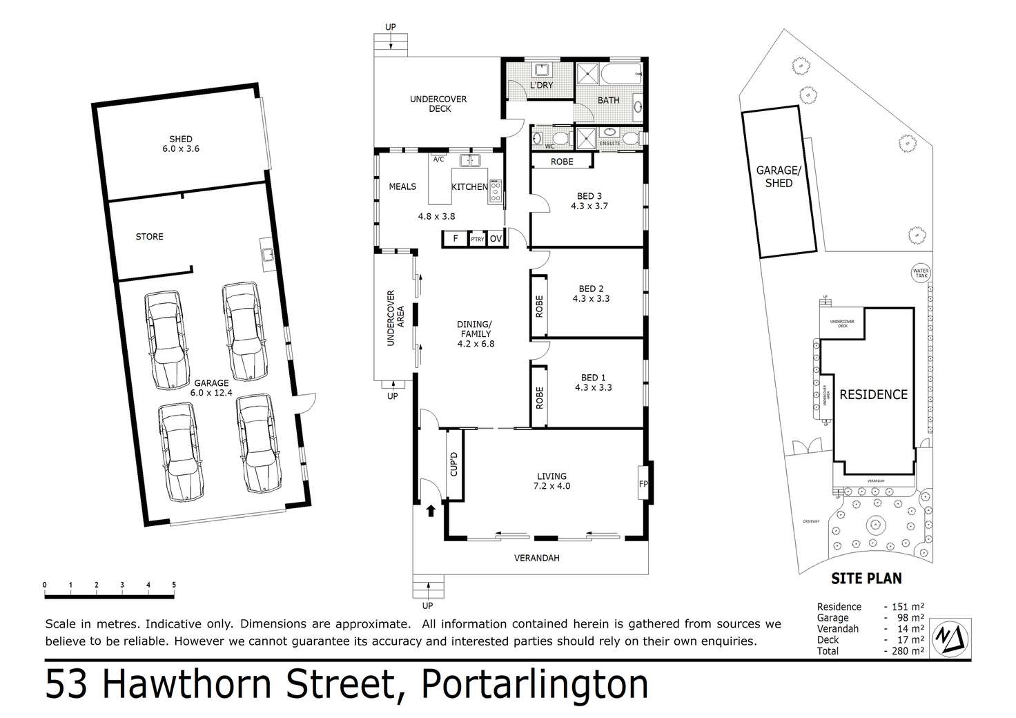 Floorplan of Homely house listing, 53 Hawthorn Street, Portarlington VIC 3223