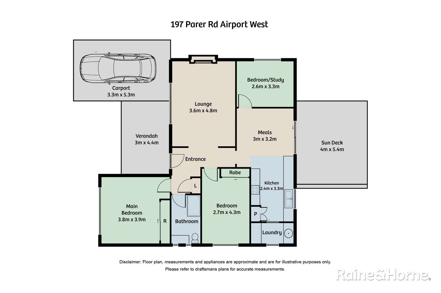 Floorplan of Homely house listing, 197 Parer Road, Airport West VIC 3042