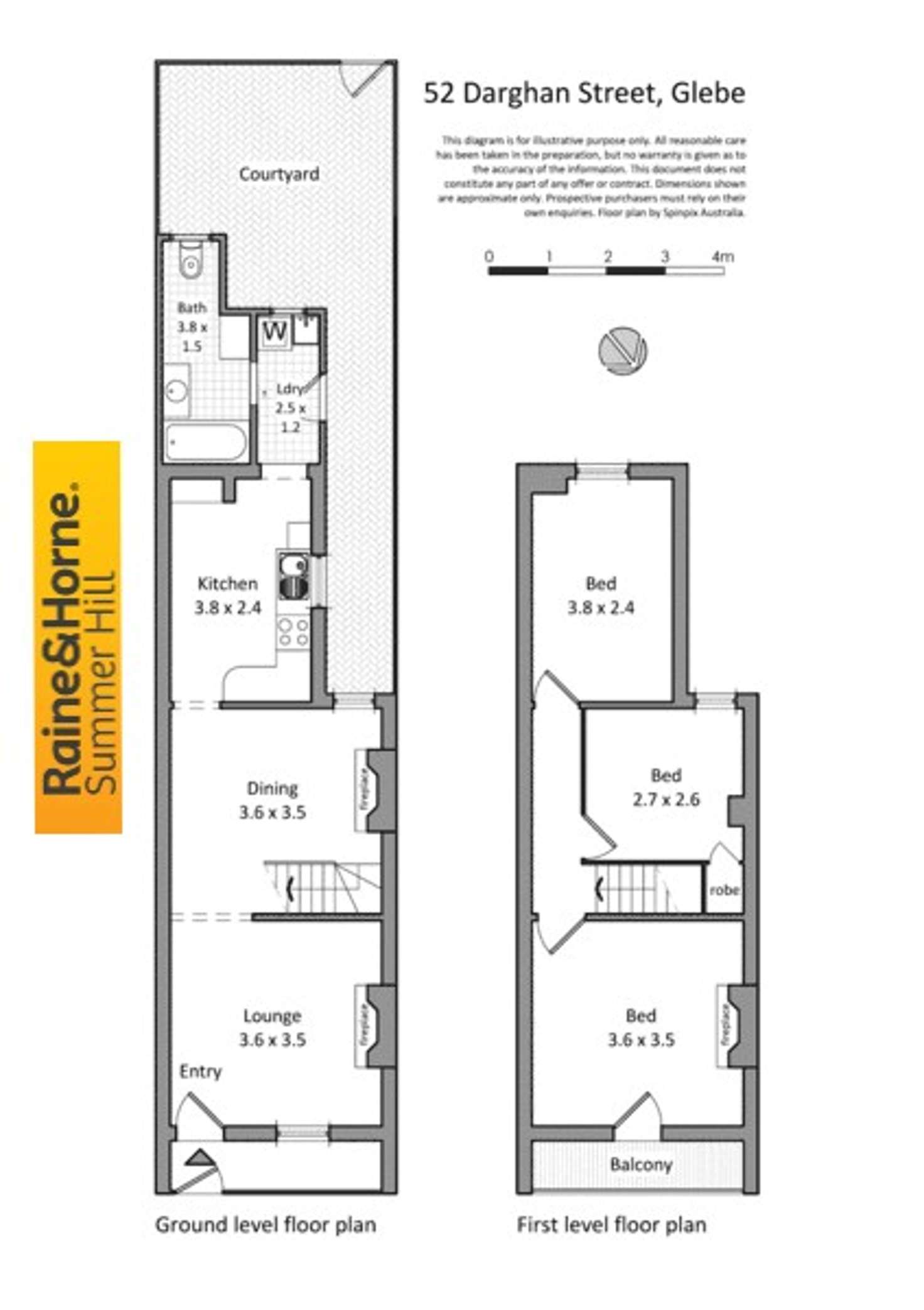 Floorplan of Homely house listing, 52 Darghan Street, Glebe NSW 2037