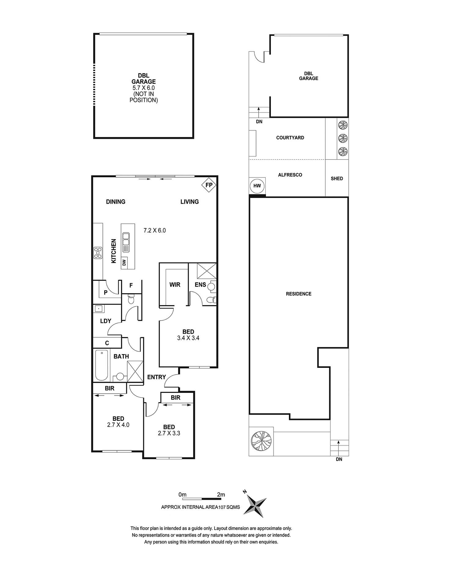 Floorplan of Homely house listing, 22 Brookfield Boulevard, Craigieburn VIC 3064