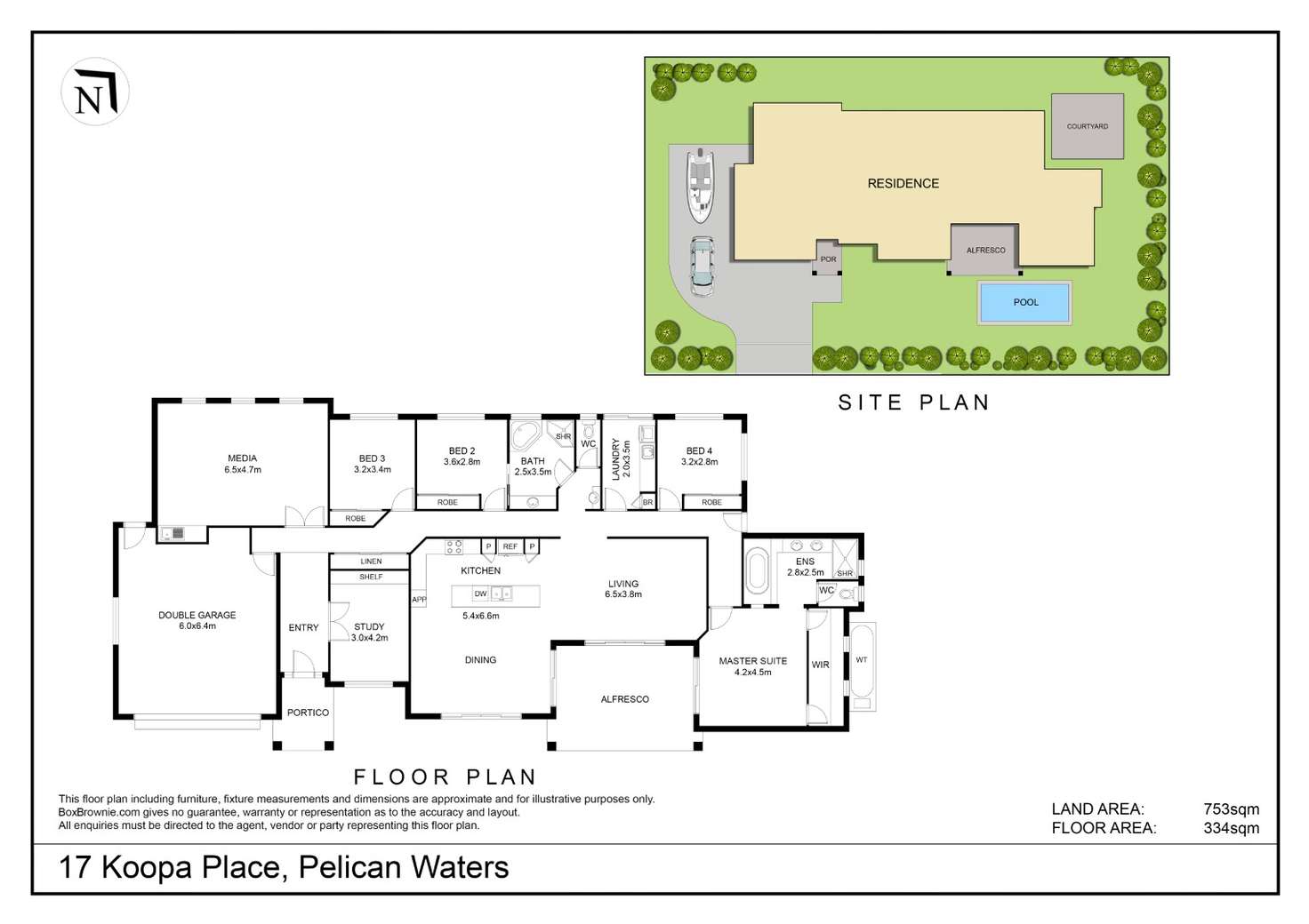 Floorplan of Homely house listing, 17 Koopa Place, Pelican Waters QLD 4551