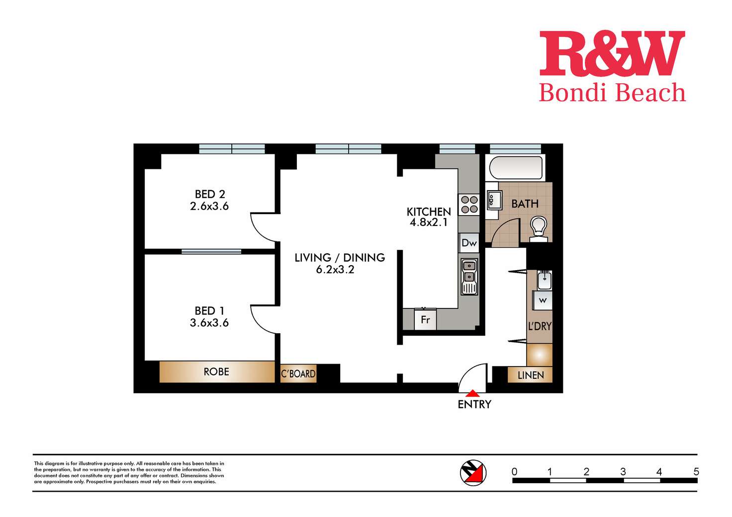 Floorplan of Homely apartment listing, 24/1 Beach Road, Bondi Beach NSW 2026