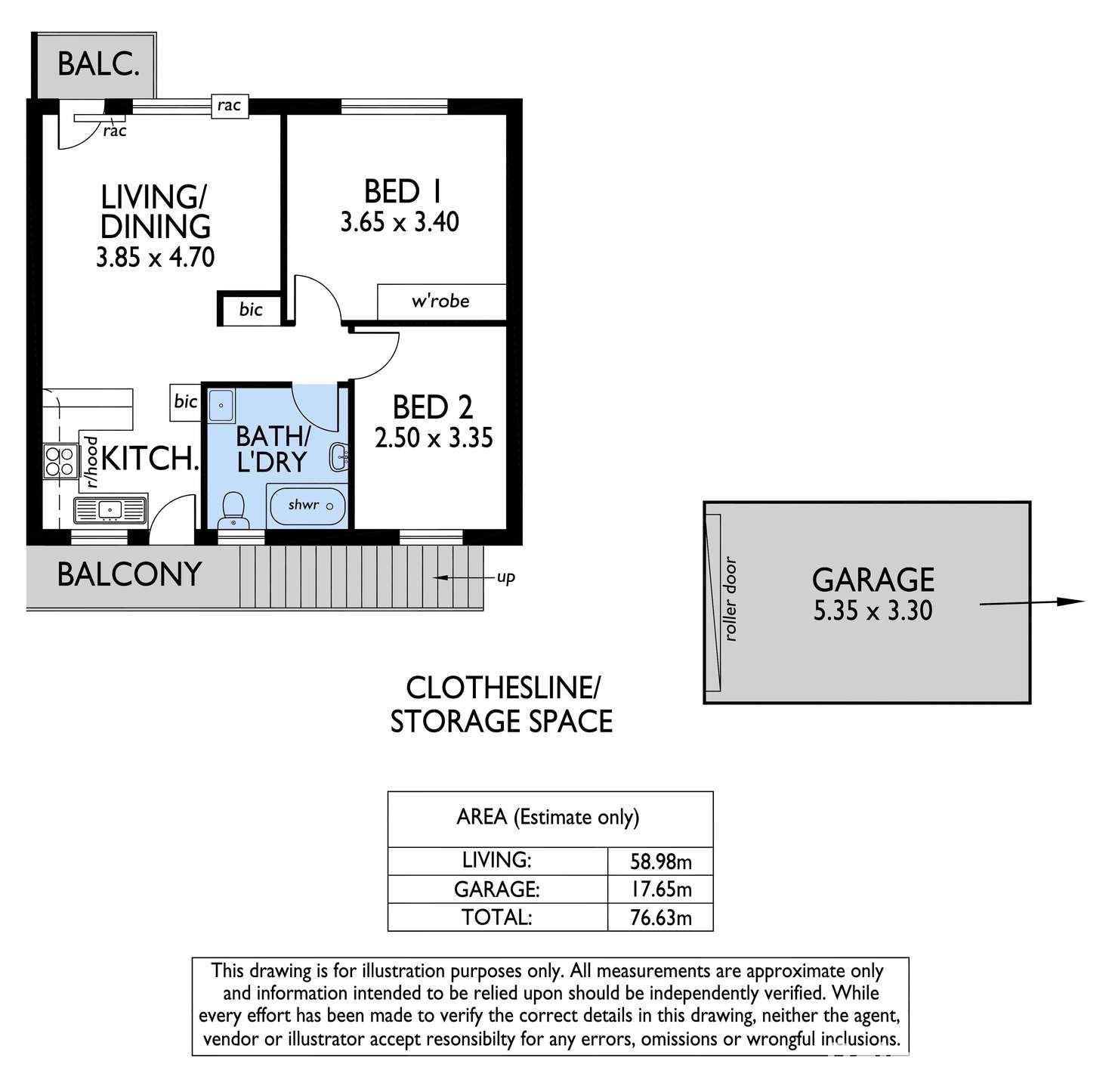Floorplan of Homely unit listing, 5/377 Regency Road, Prospect SA 5082