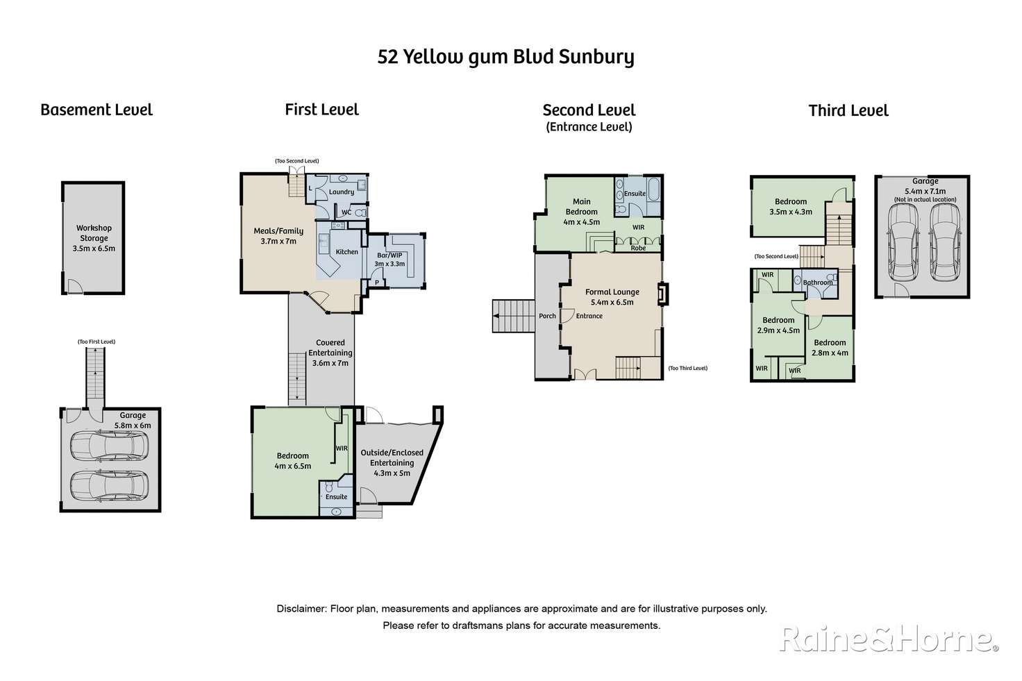 Floorplan of Homely house listing, 52 Yellow Gum Boulevard, Sunbury VIC 3429