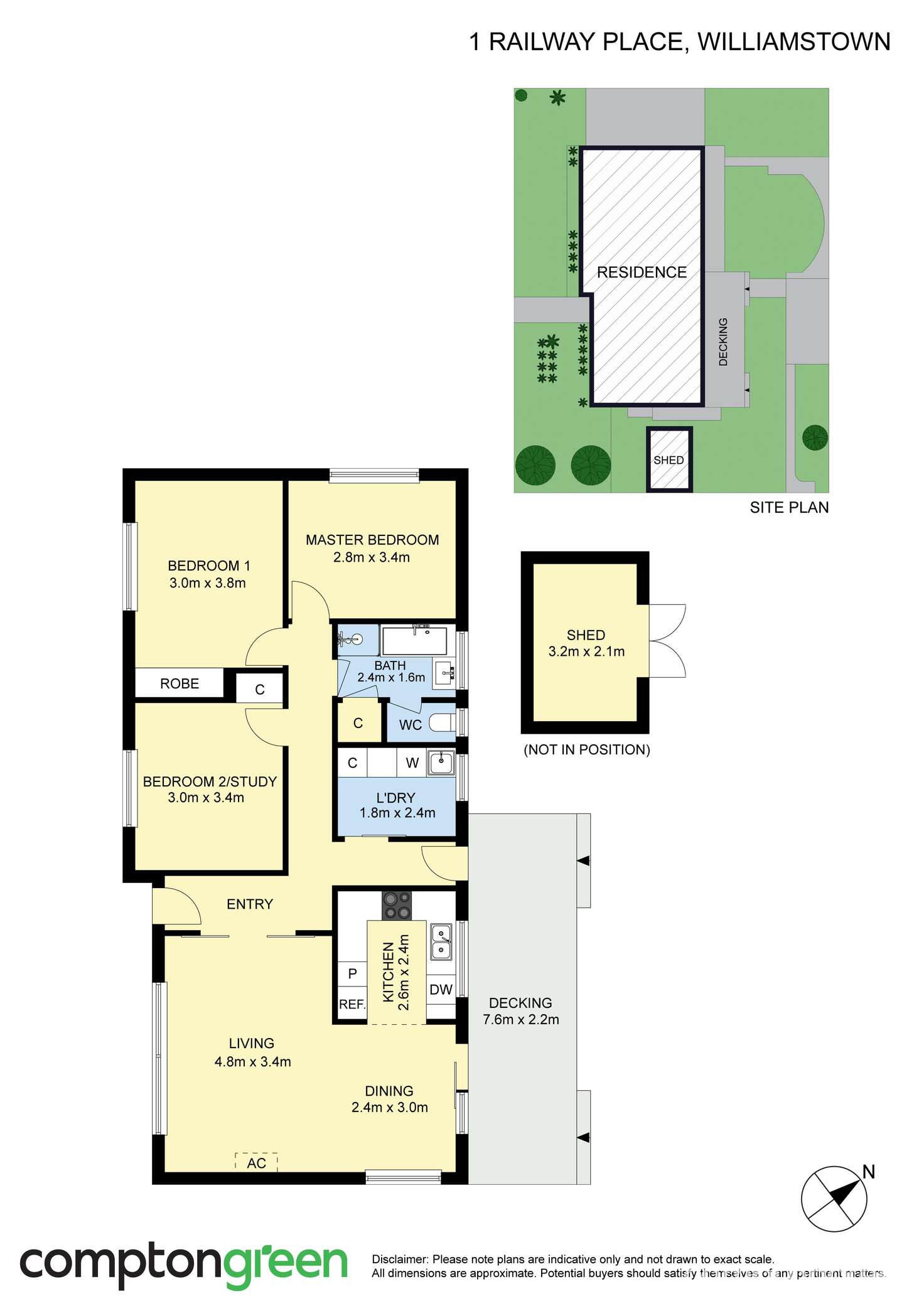 Floorplan of Homely house listing, 1 Railway Place, Williamstown VIC 3016