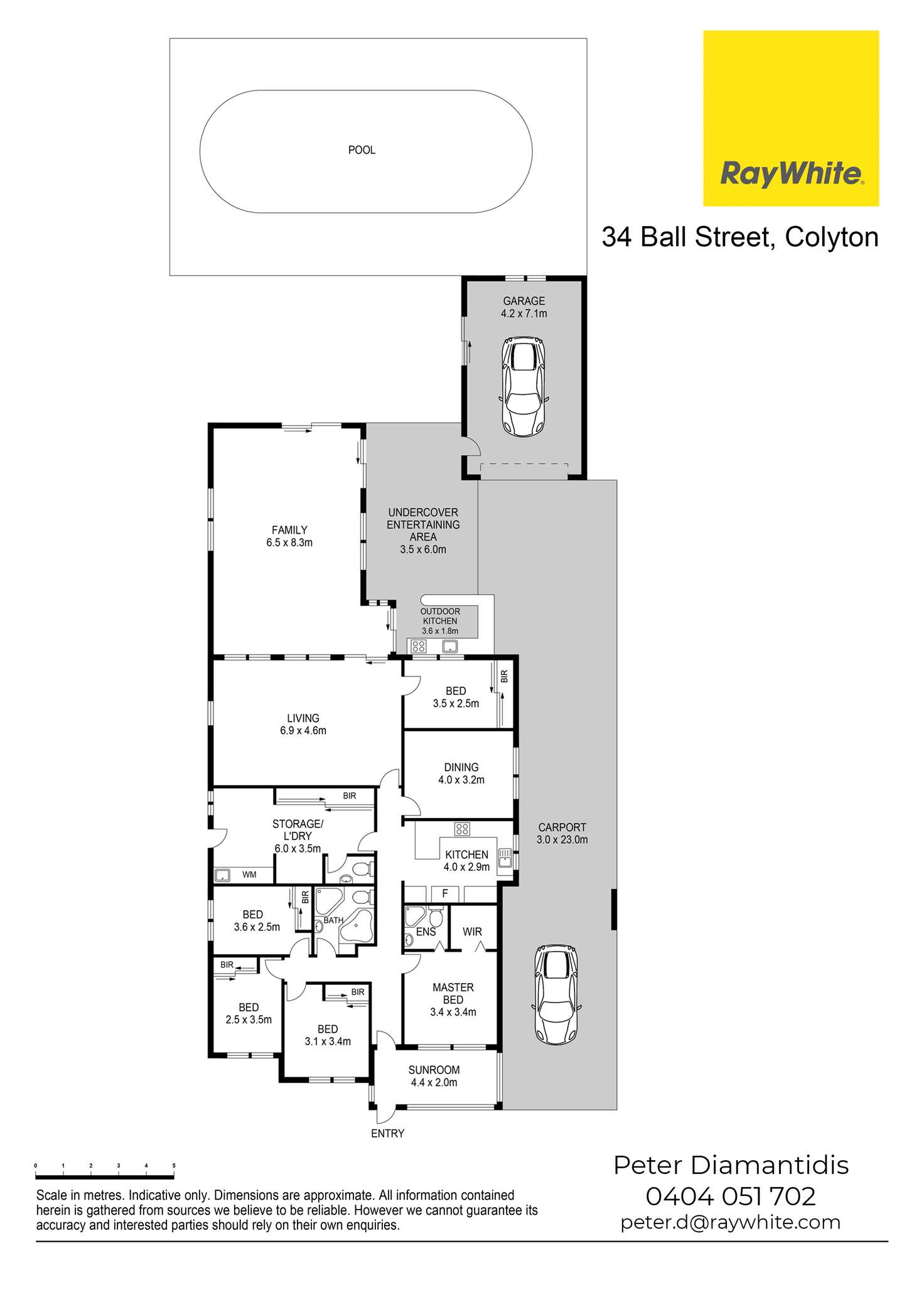 Floorplan of Homely house listing, 34 Ball Street, Colyton NSW 2760