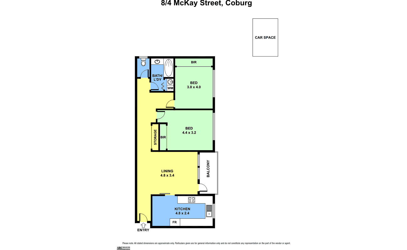 Floorplan of Homely apartment listing, 8/4 McKay Street, Coburg VIC 3058