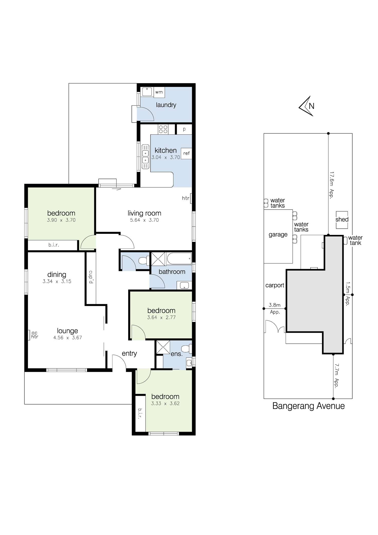 Floorplan of Homely house listing, 12 Bangerang Avenue, Sunshine North VIC 3020