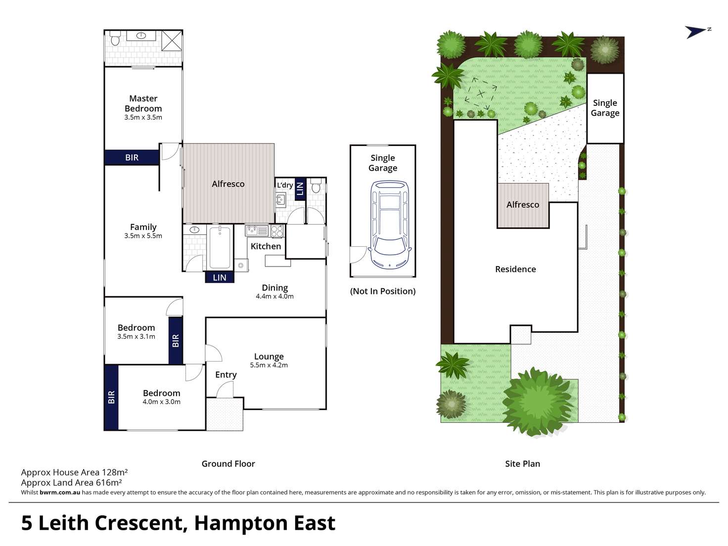 Floorplan of Homely house listing, 5 Leith Crescent, Hampton East VIC 3188