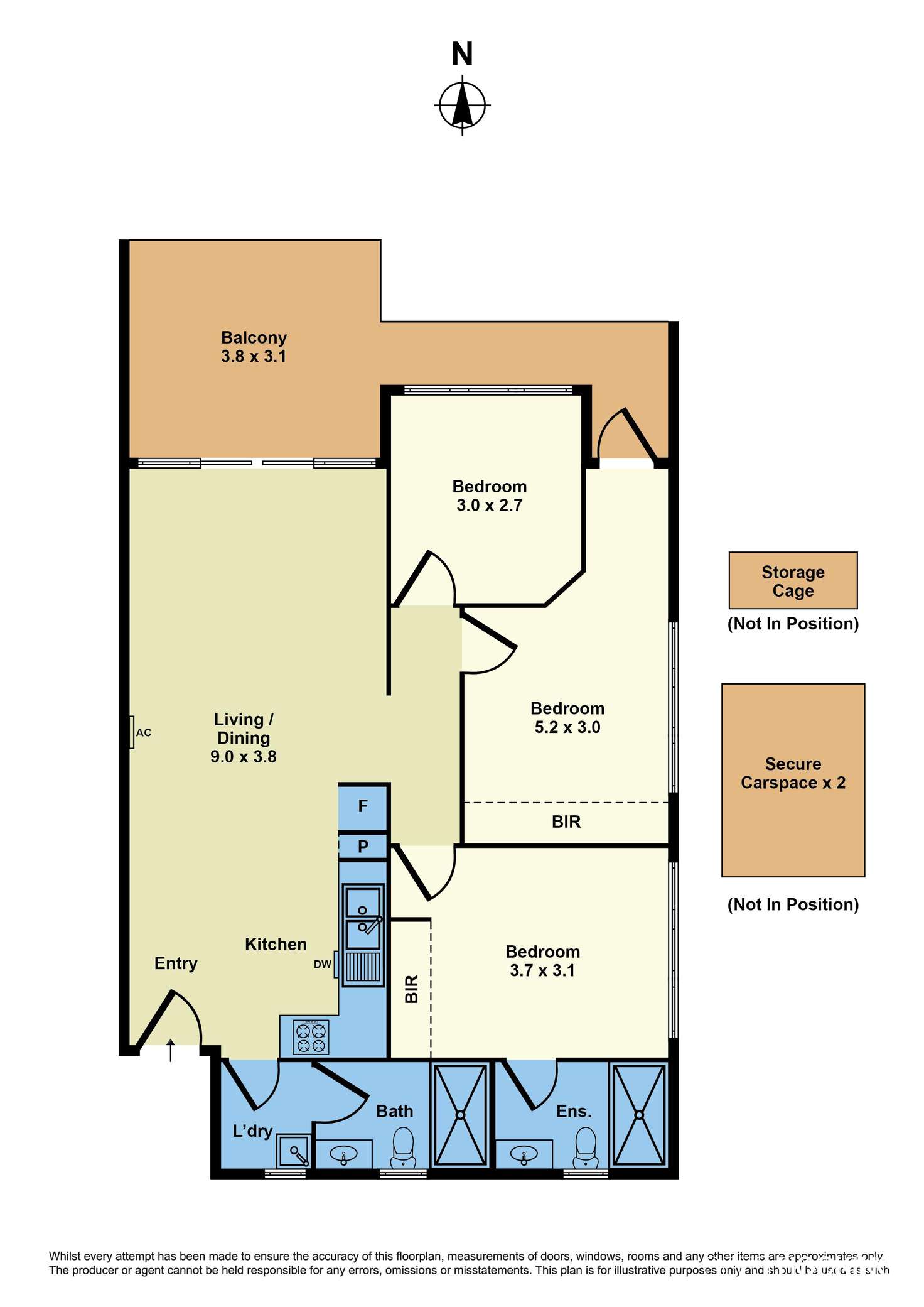 Floorplan of Homely apartment listing, 124/390 Queen Street, Altona Meadows VIC 3028