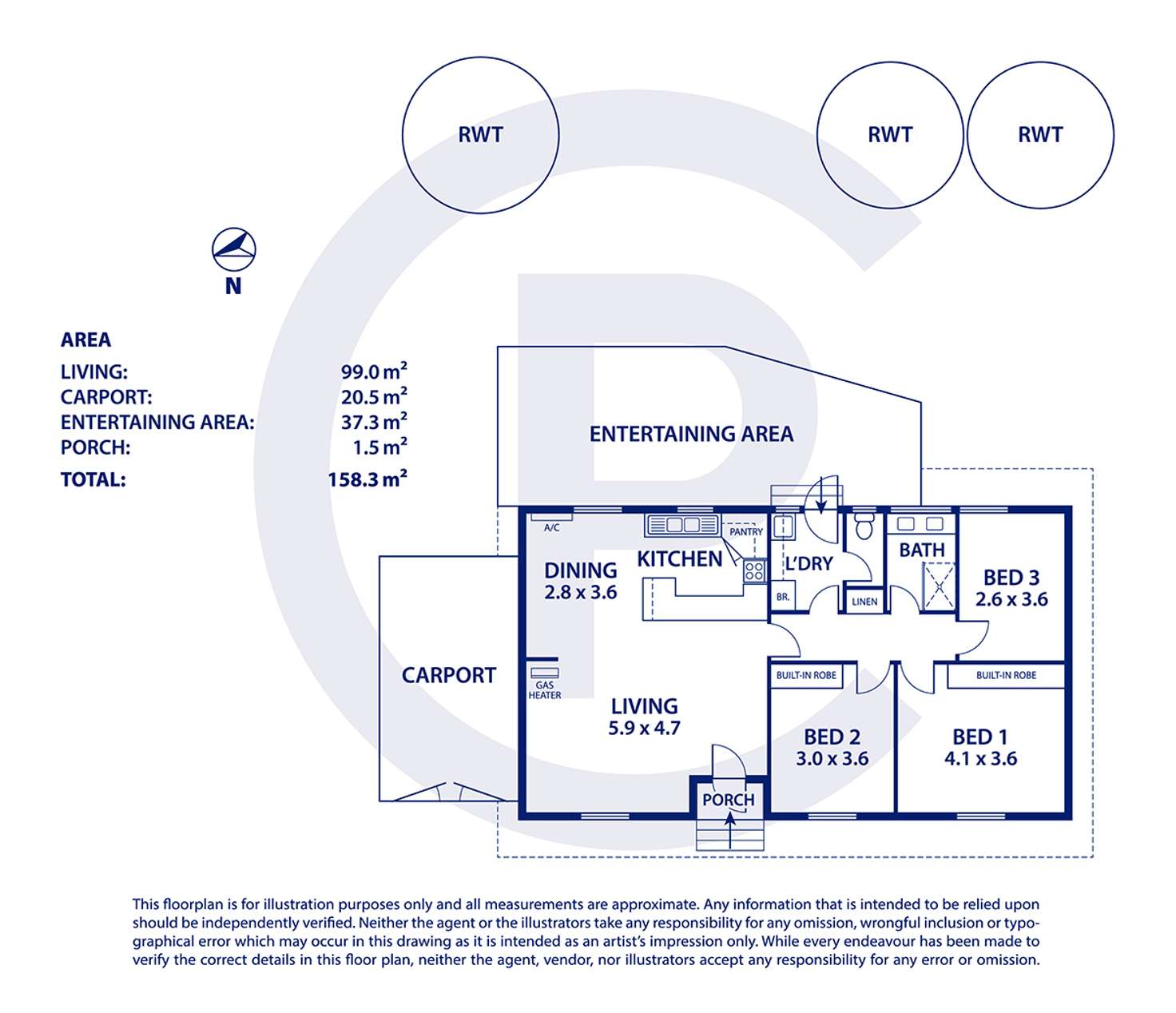 Floorplan of Homely house listing, 10 West Street, Echunga SA 5153