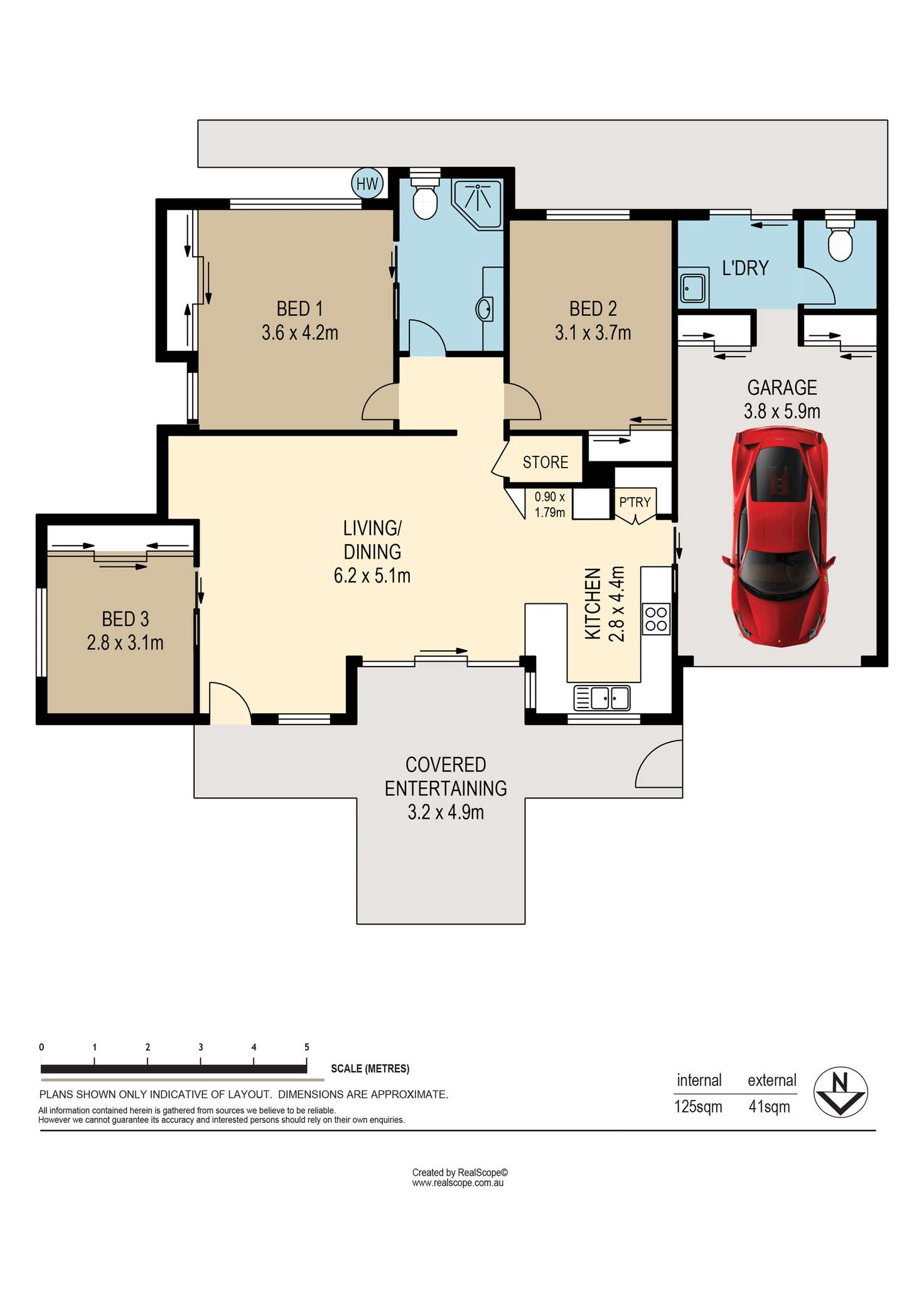 Floorplan of Homely villa listing, 78/119 Sugarwood Street, Moggill QLD 4070